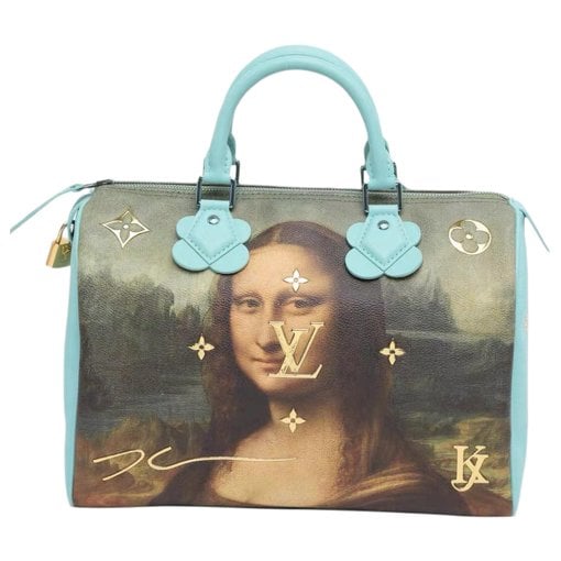 Speedy leather handbag
