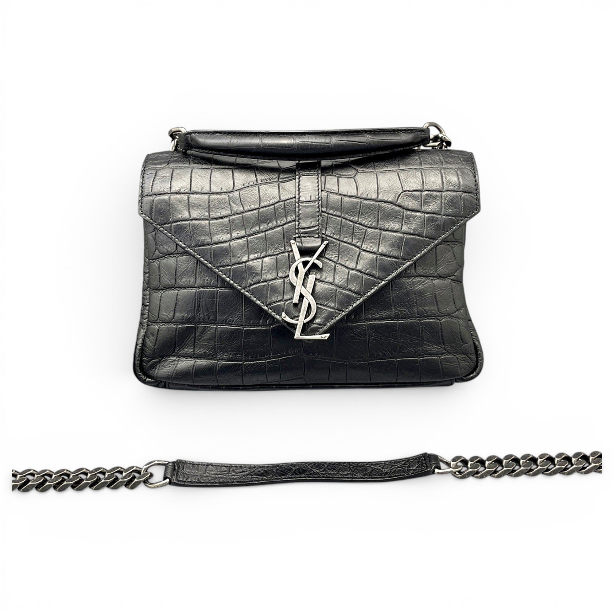 Collége monogramme leather handbag