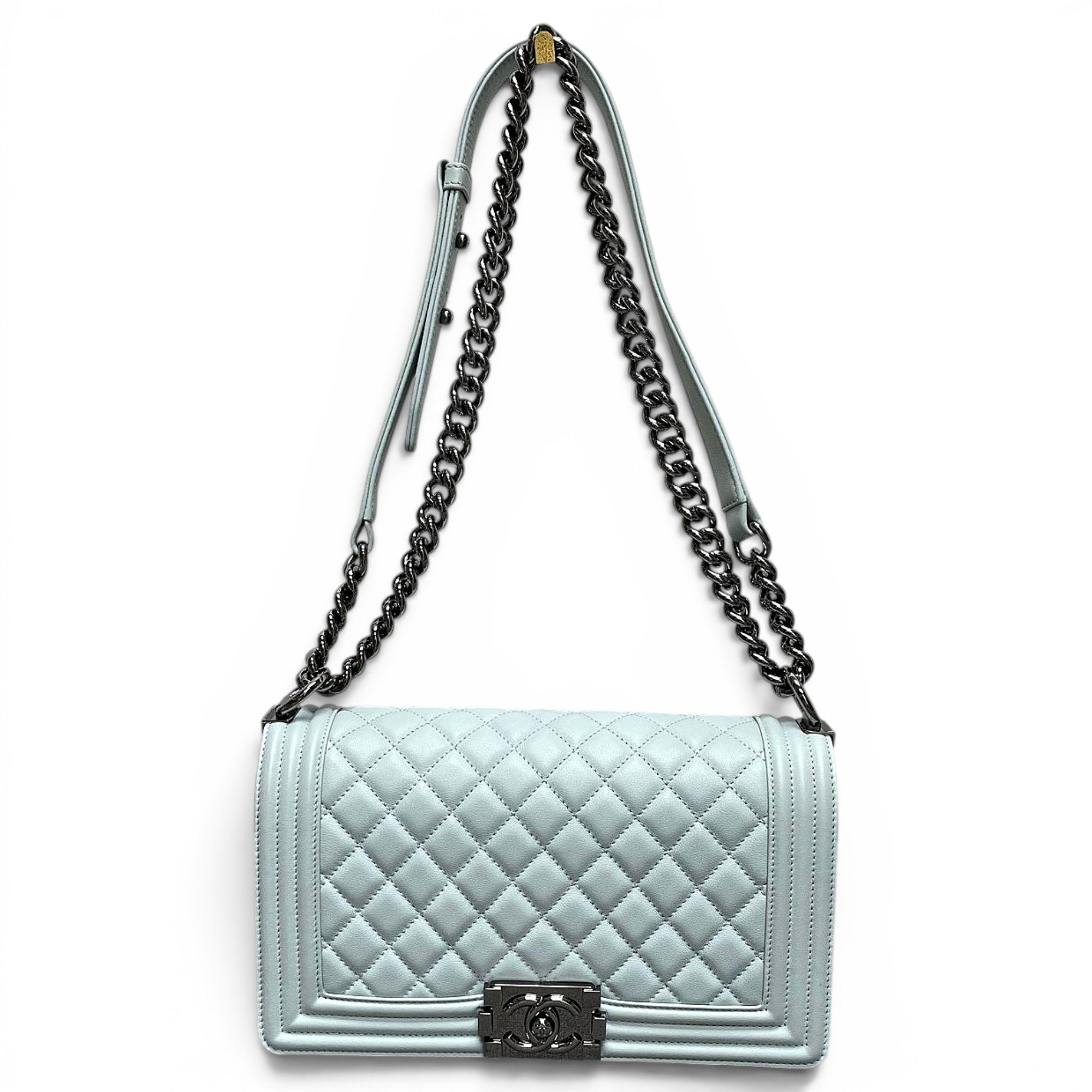 Boy leather crossbody bag