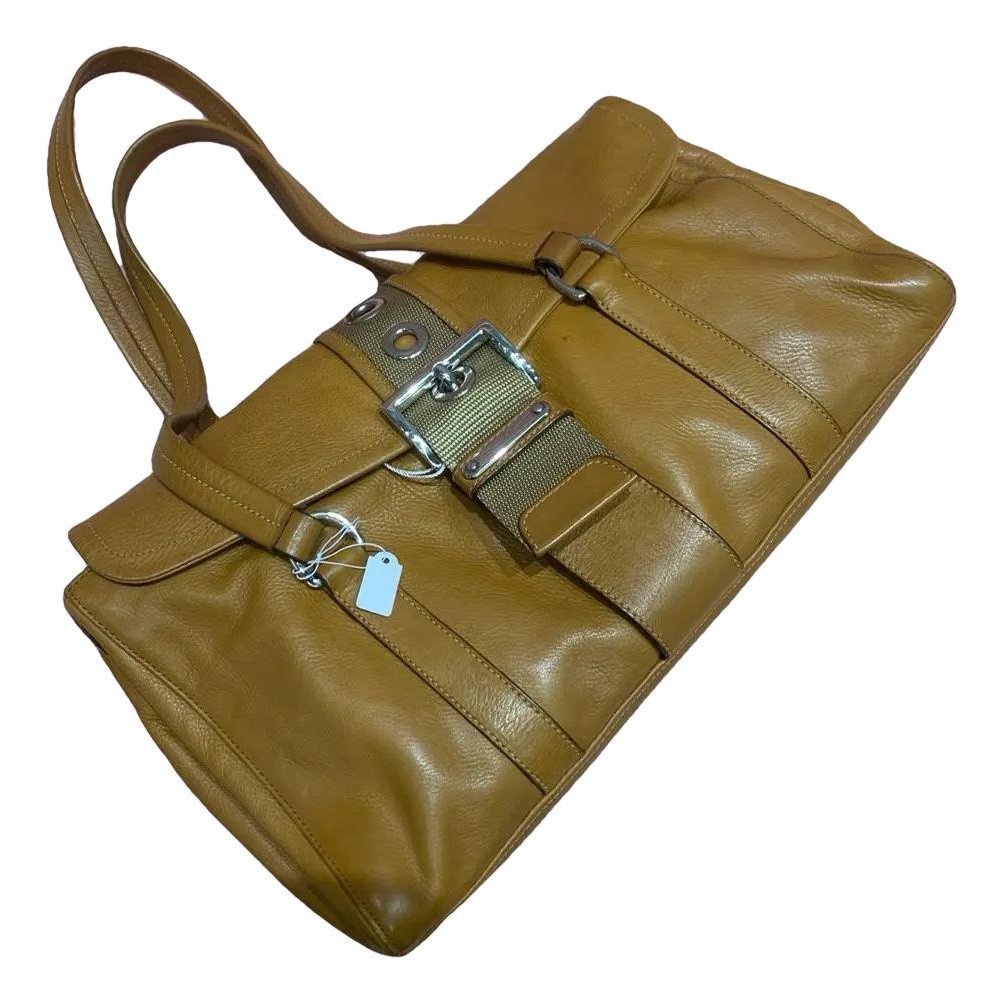 Moon leather handbag