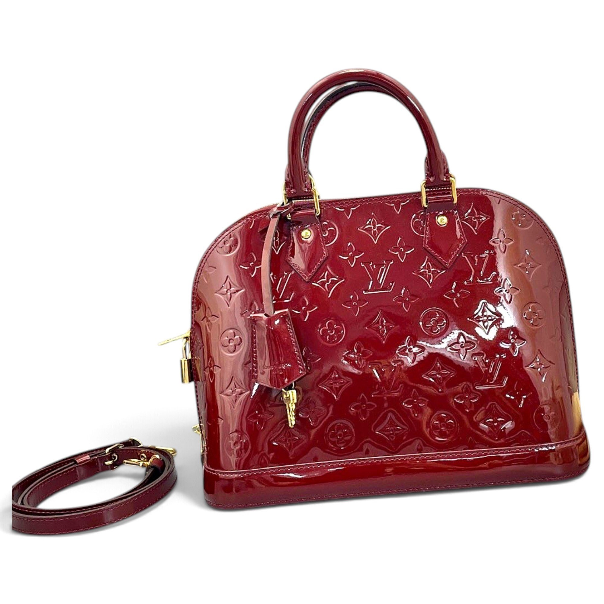 Alma patent leather handbag