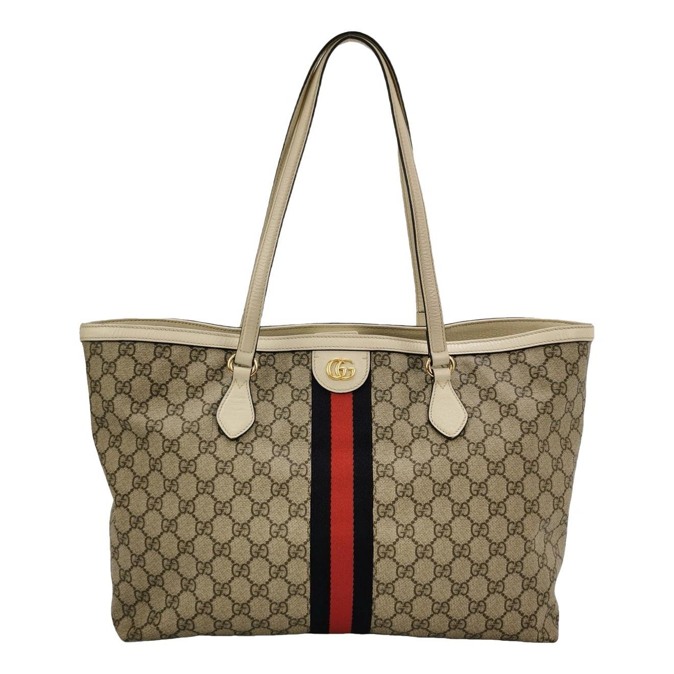 Ophidia Shopping leather handbag