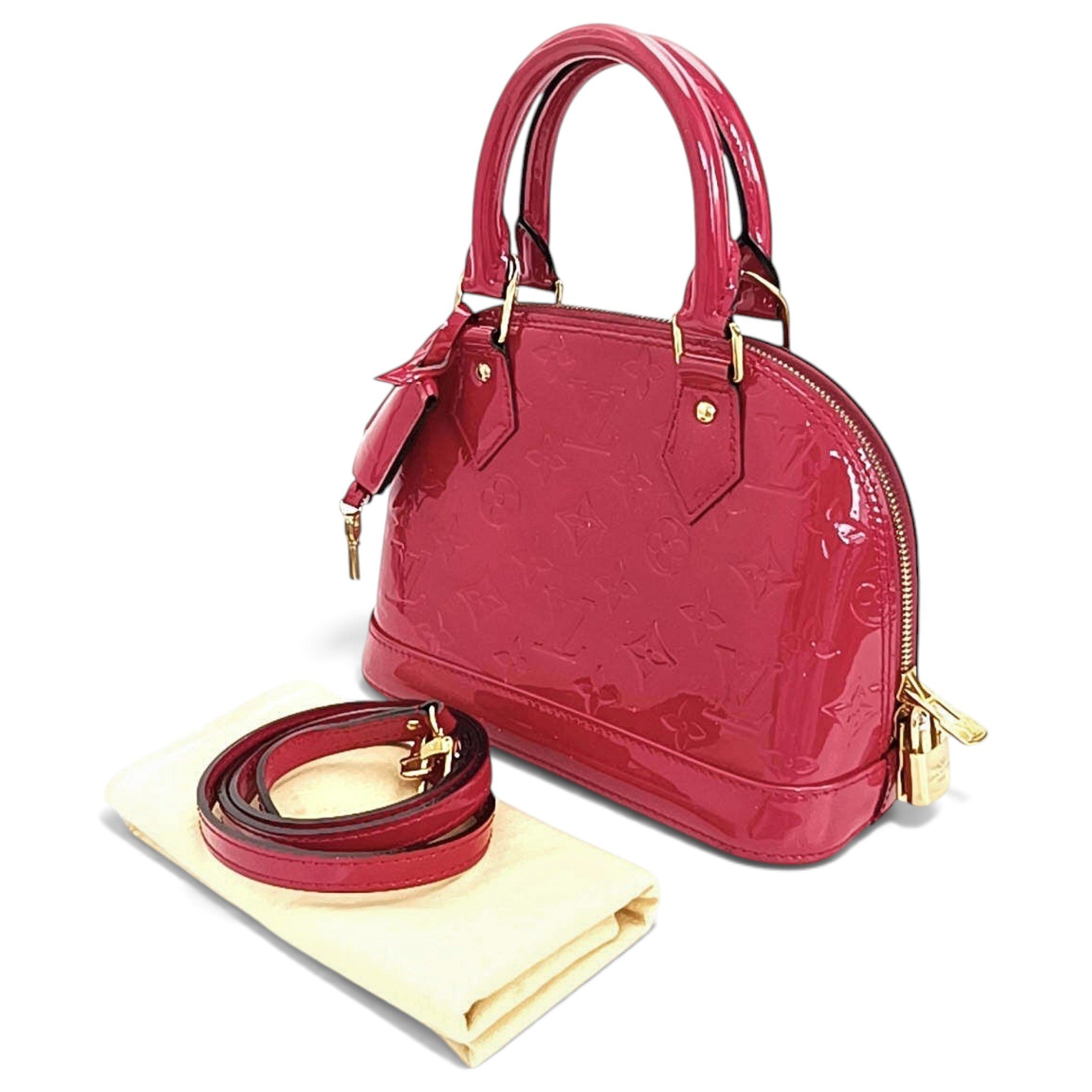 Alma BB patent leather handbag