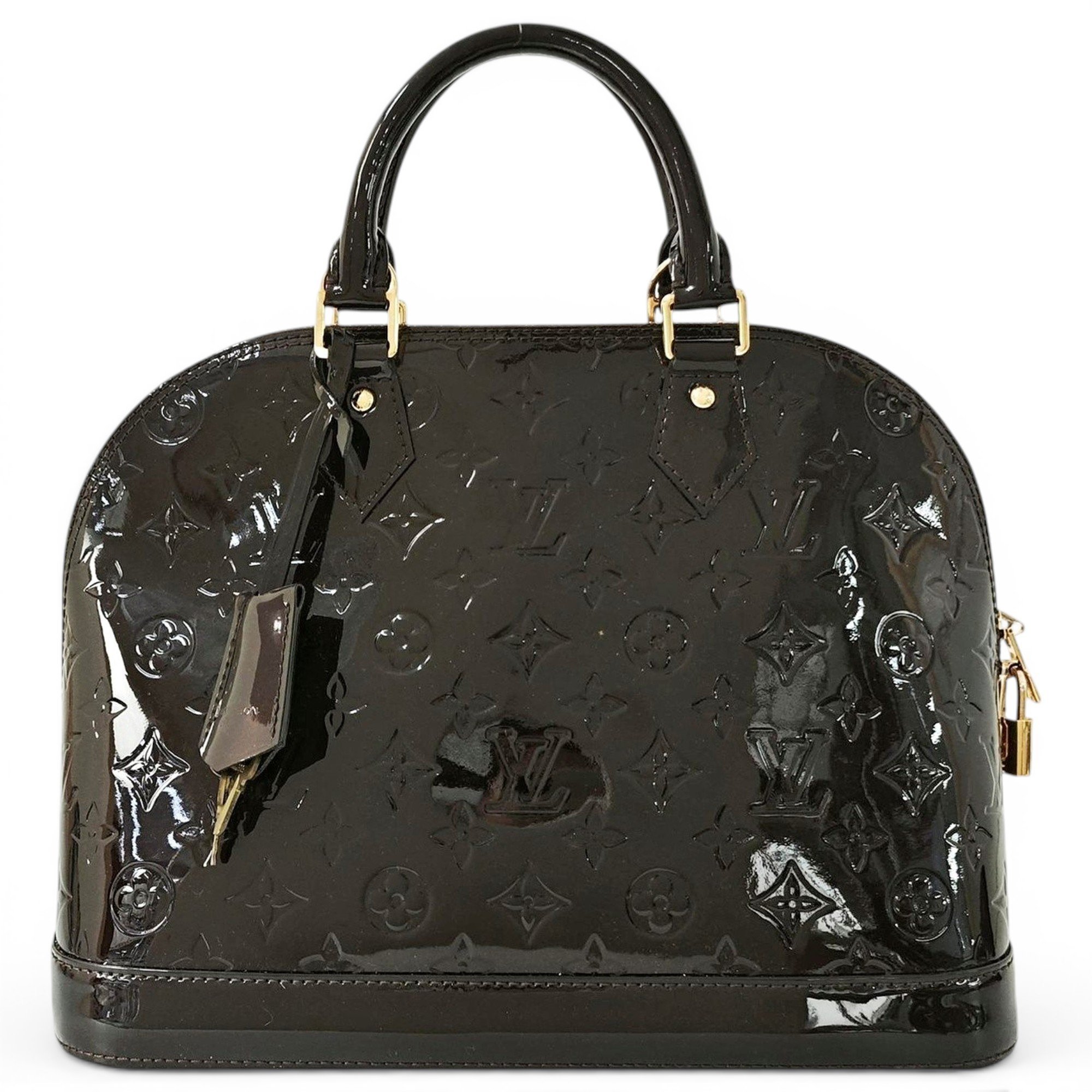 Alma patent leather handbag