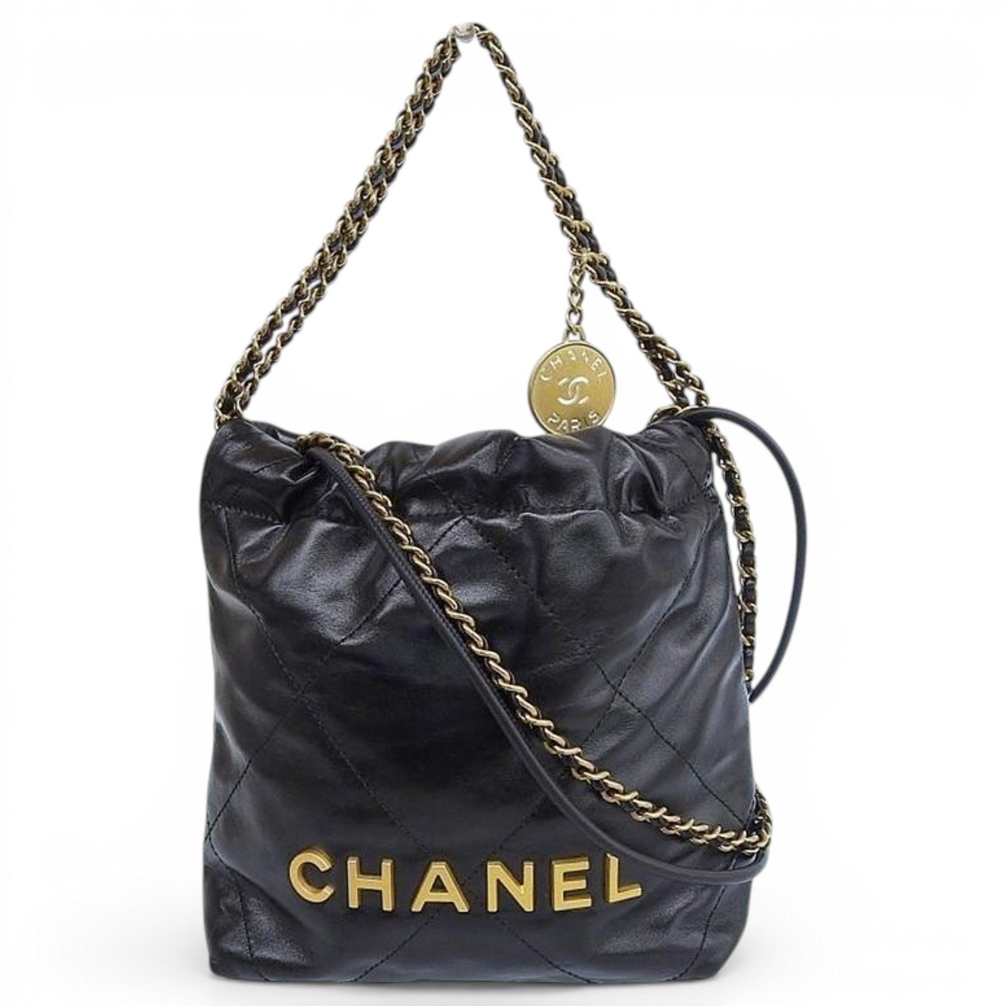 Chanel 22 leather tote