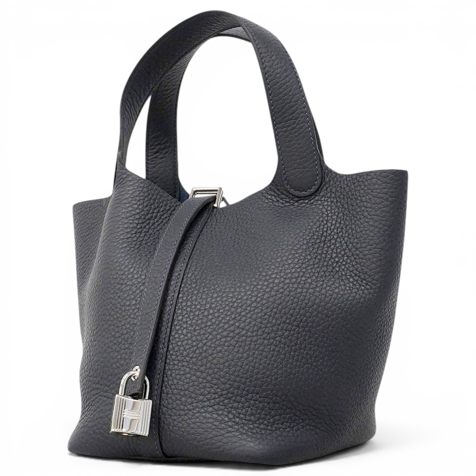Picotin leather handbag