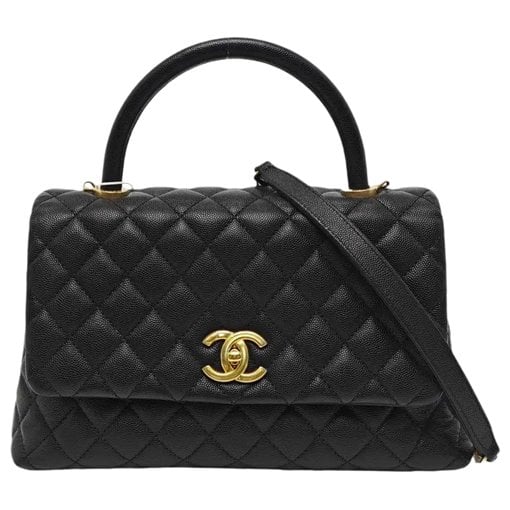 Coco Handle leather handbag