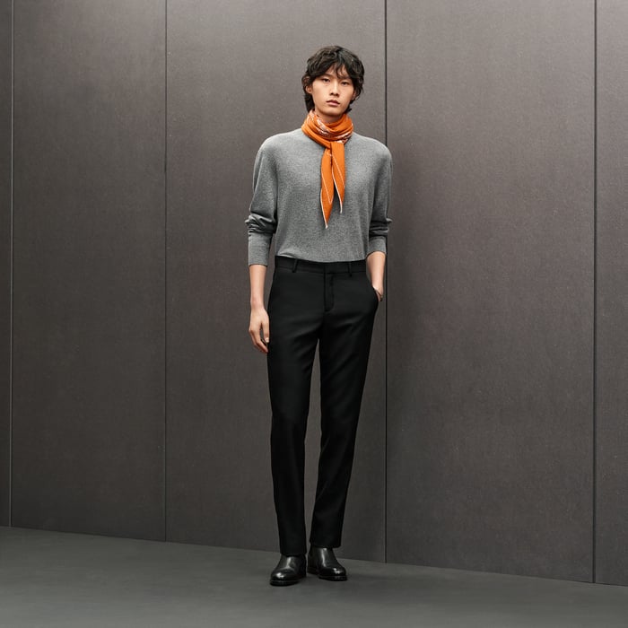 Noir Saint Germain Fitted Pants