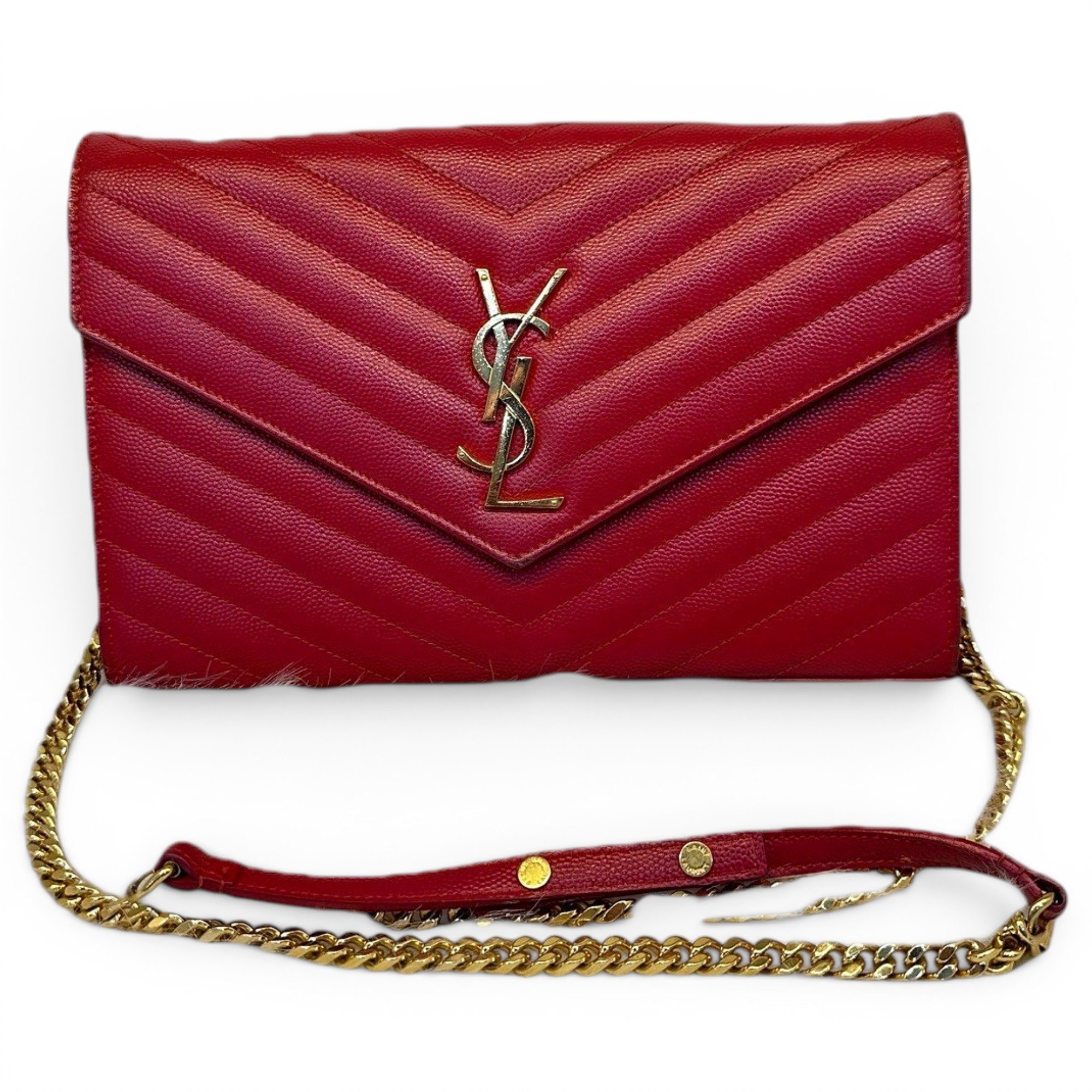 Portefeuille enveloppe leather handbag