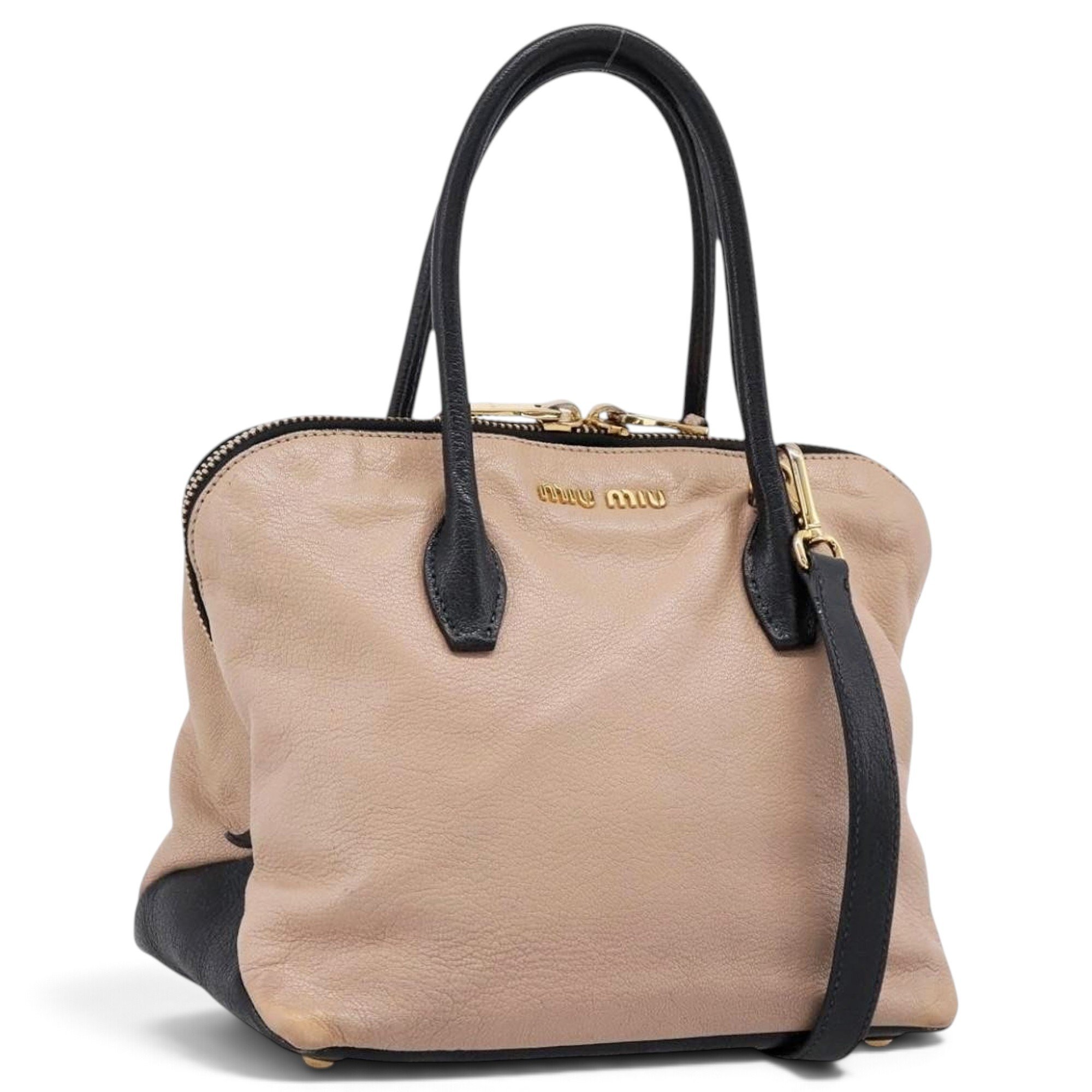 Leather handbag