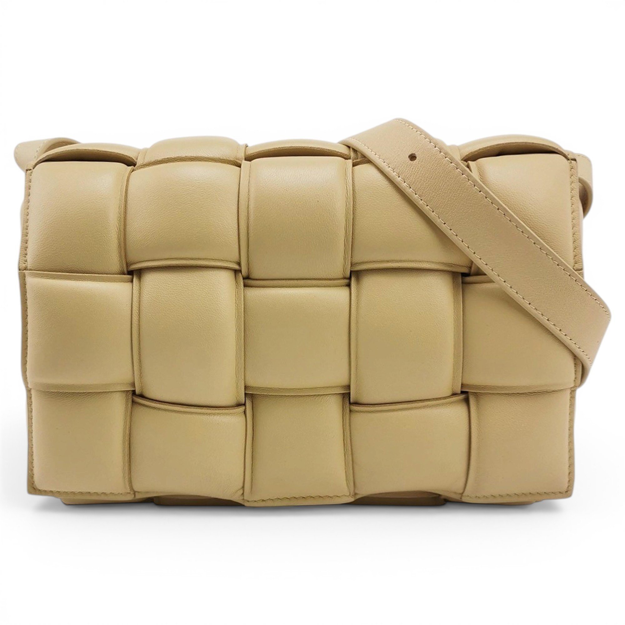 Cassette Padded leather handbag
