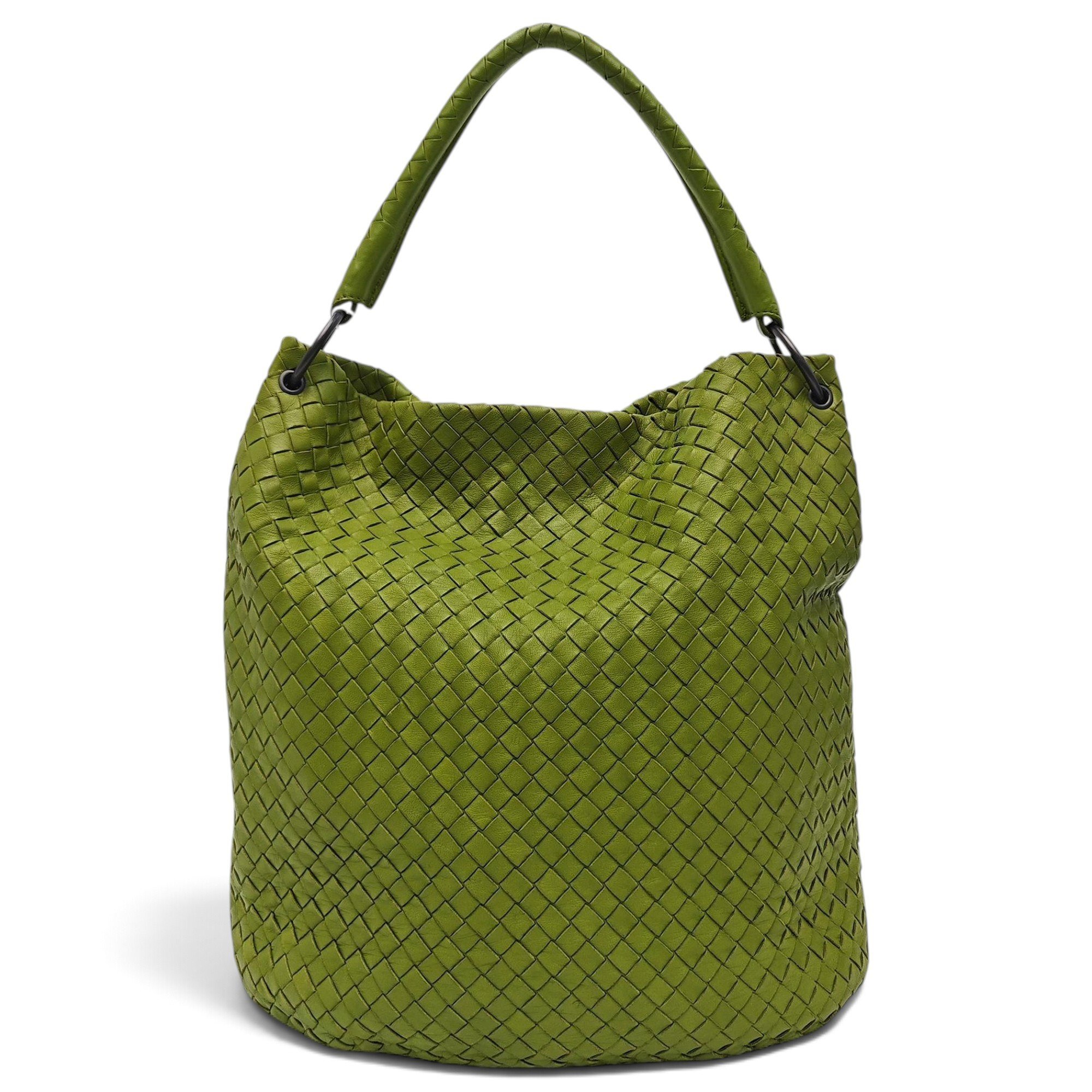 Parachute leather handbag