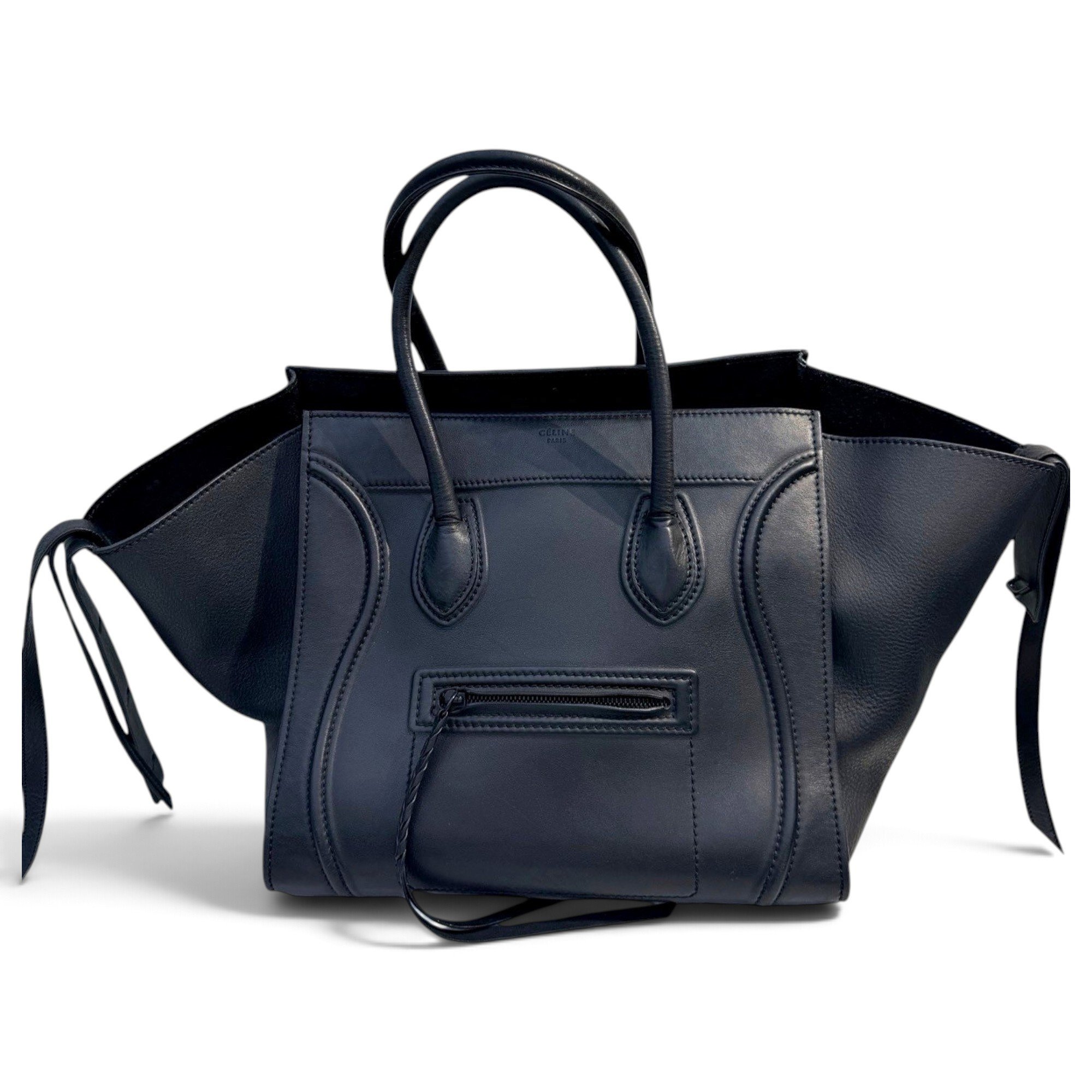 Luggage leather handbag