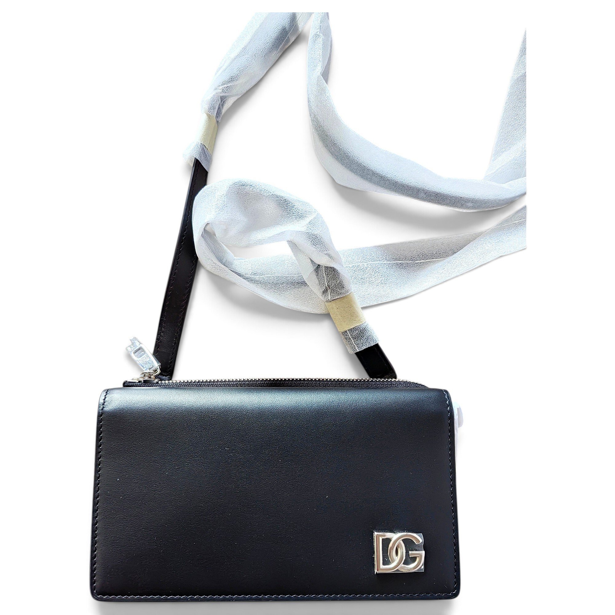 Dolce & Gabbana DG Girls leather clutch bag