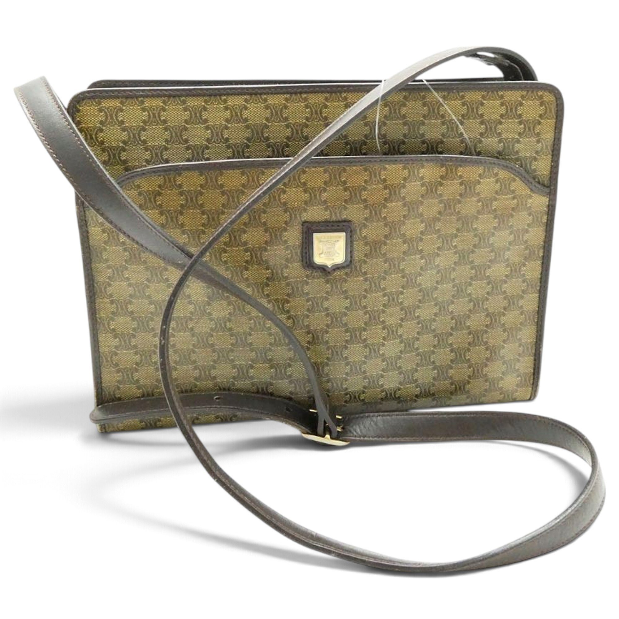Celine Triomphe cloth handbag