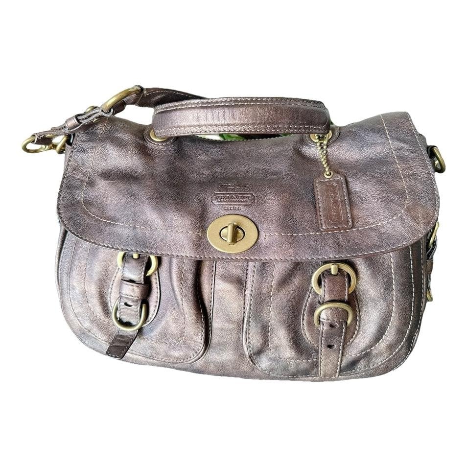 Signature Sufflette leather handbag