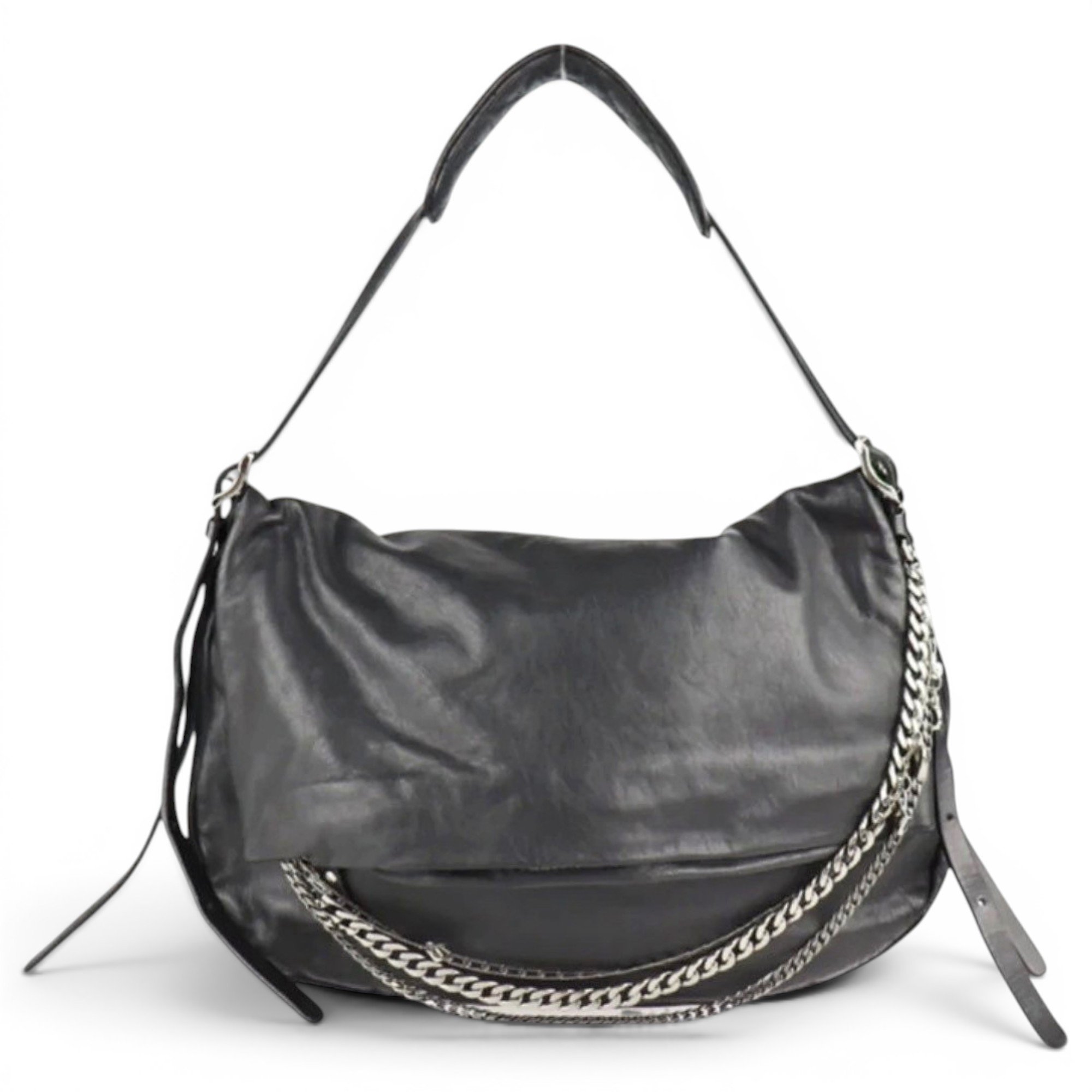 Leather crossbody bag