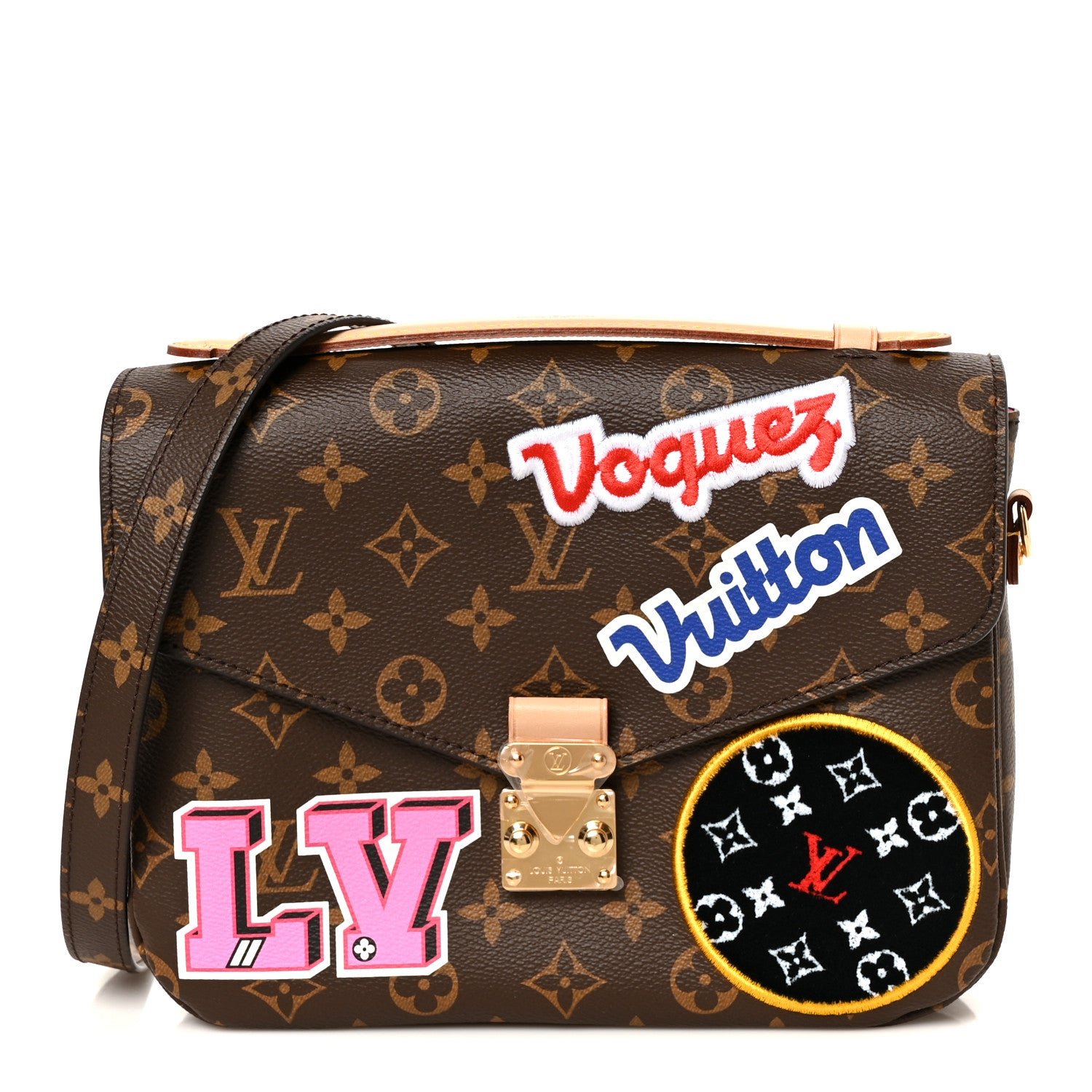 Louis Vuitton Monogram Patches Pochette Metis