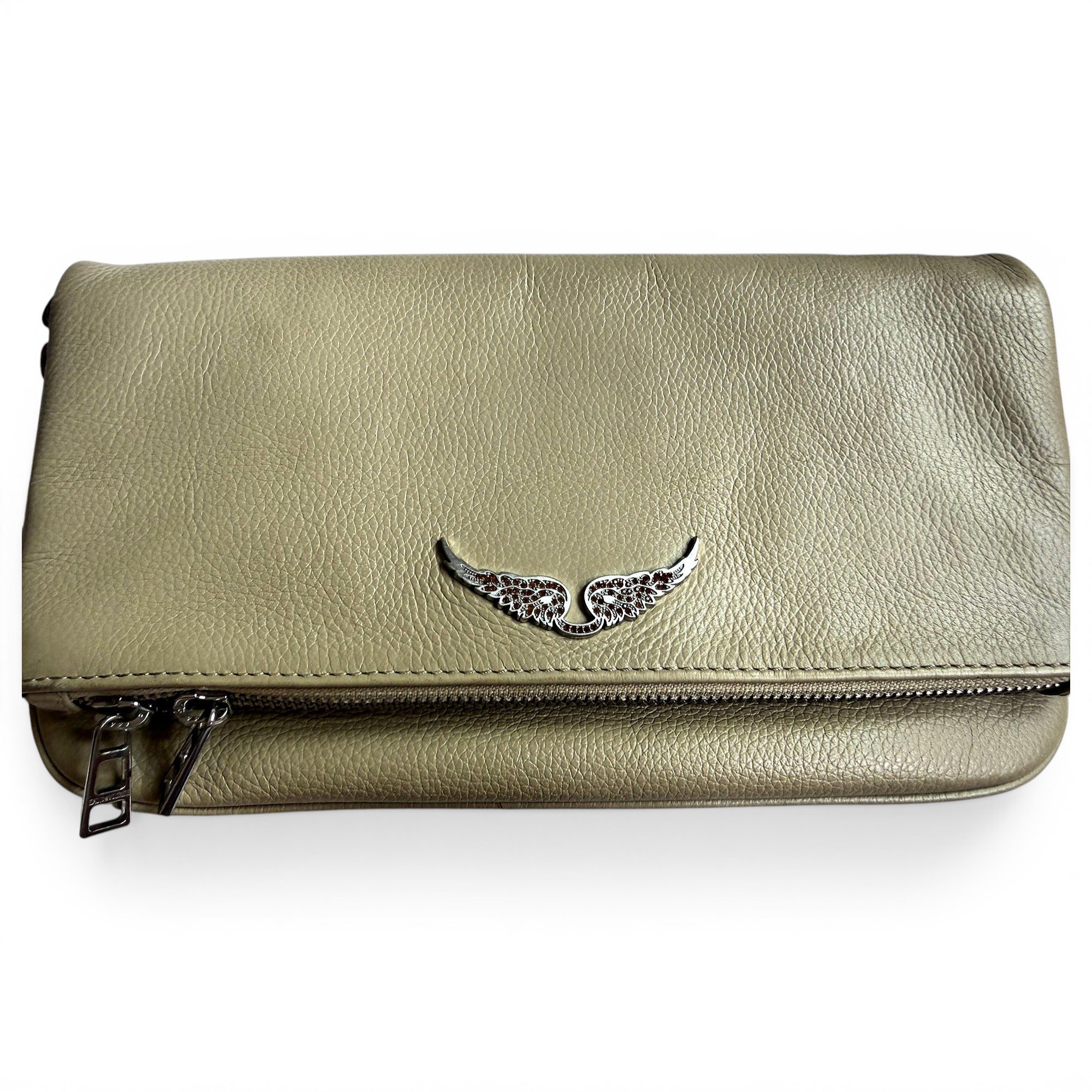Rock leather crossbody bag