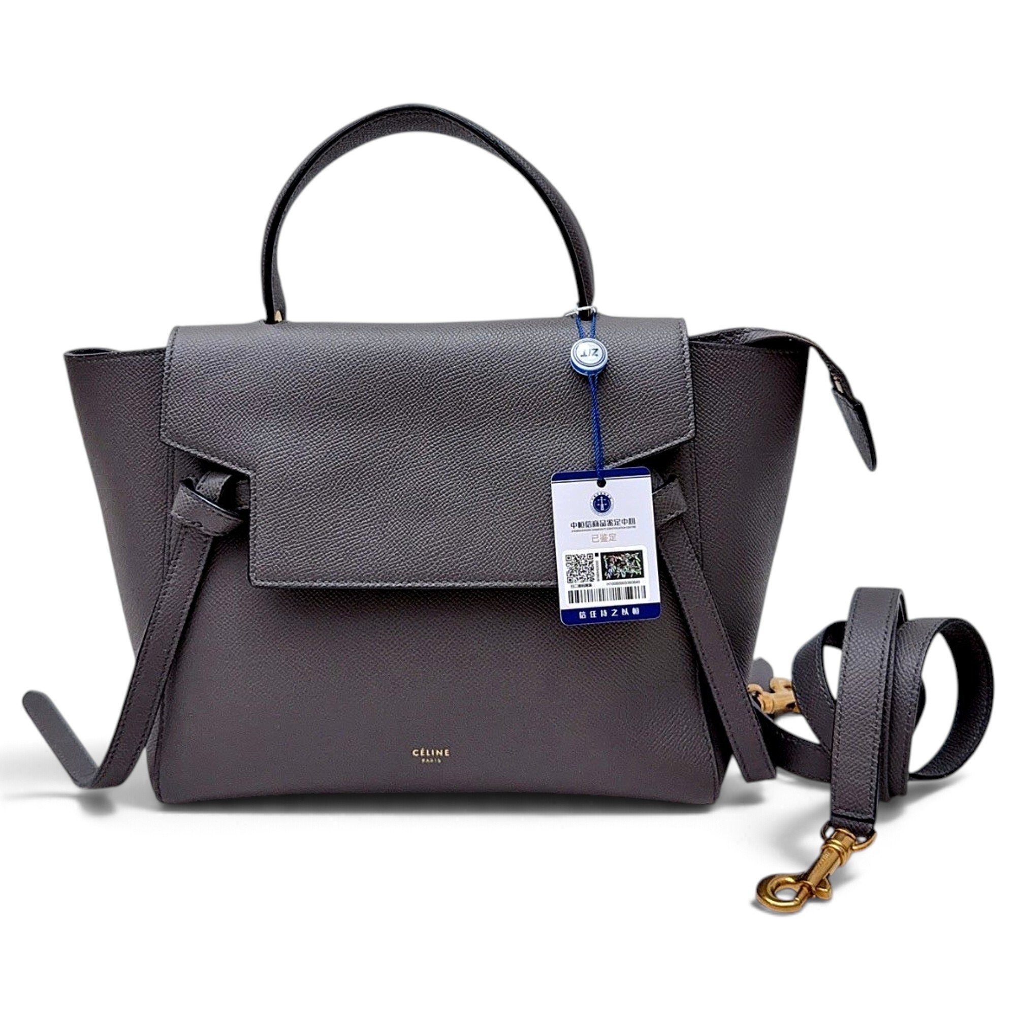 Belt leather handbag