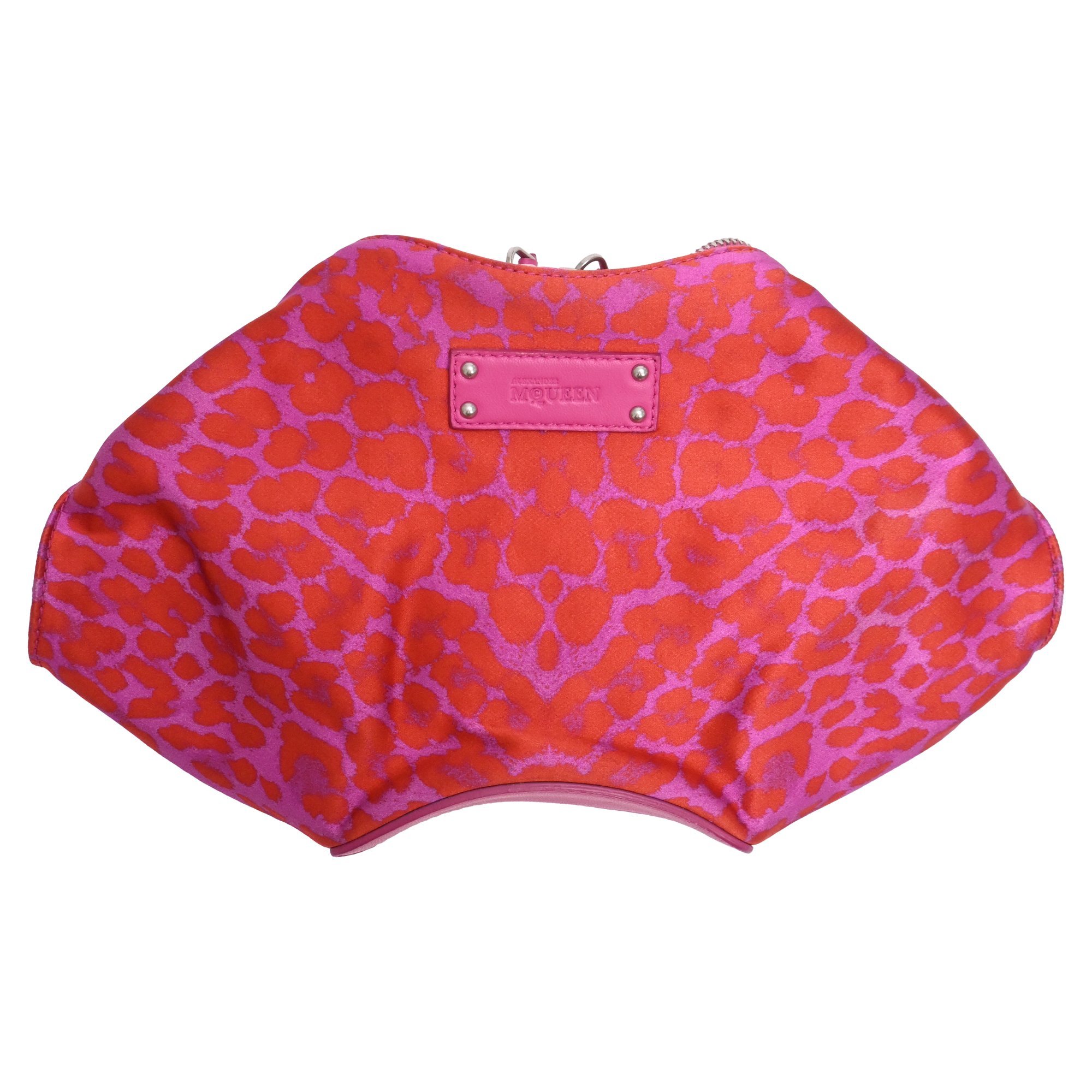 Silk clutch bag