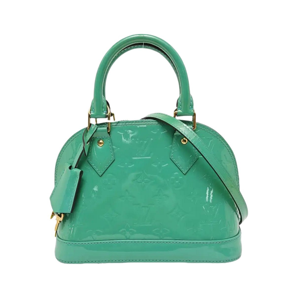 Alma BB patent leather handbag