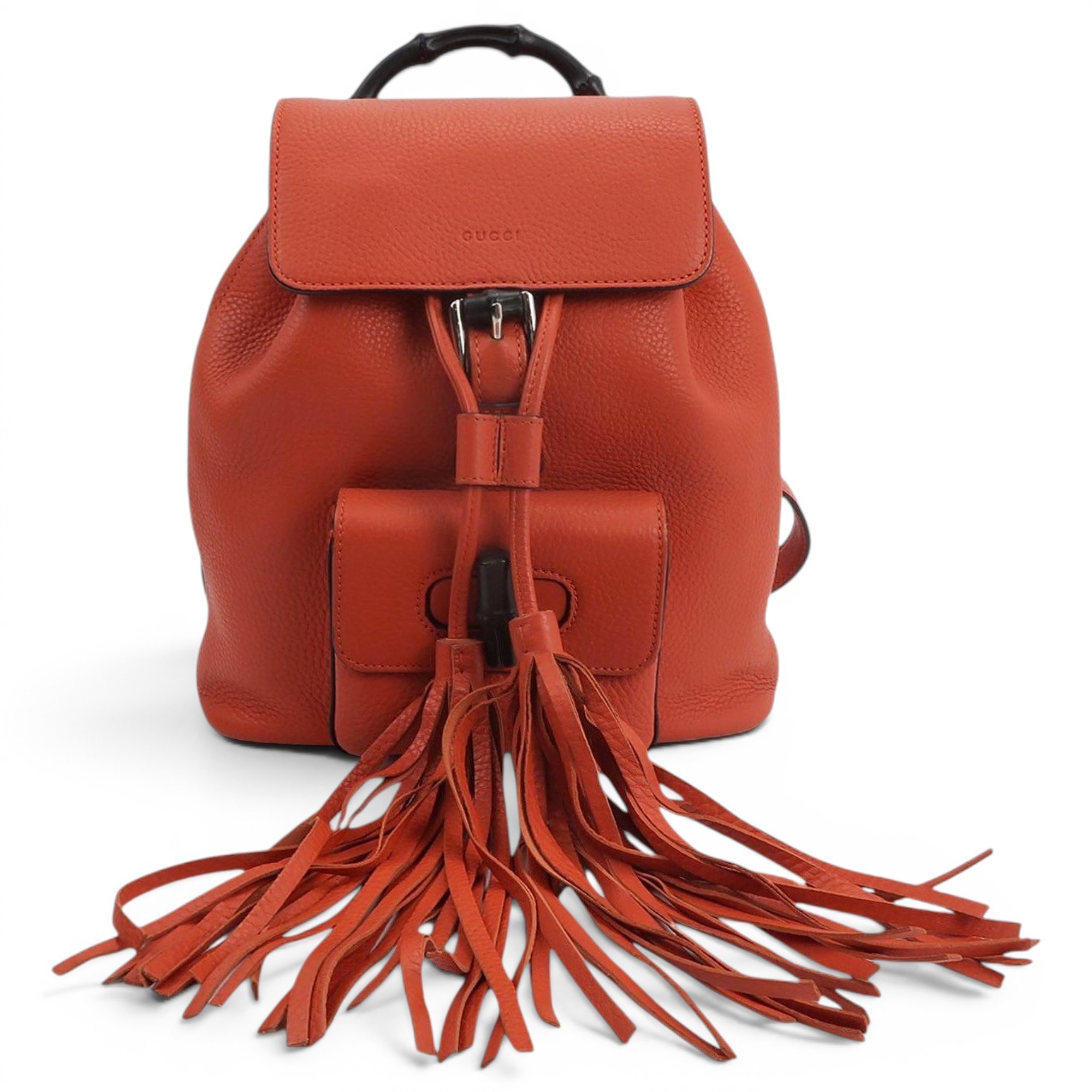 Bamboo leather handbag
