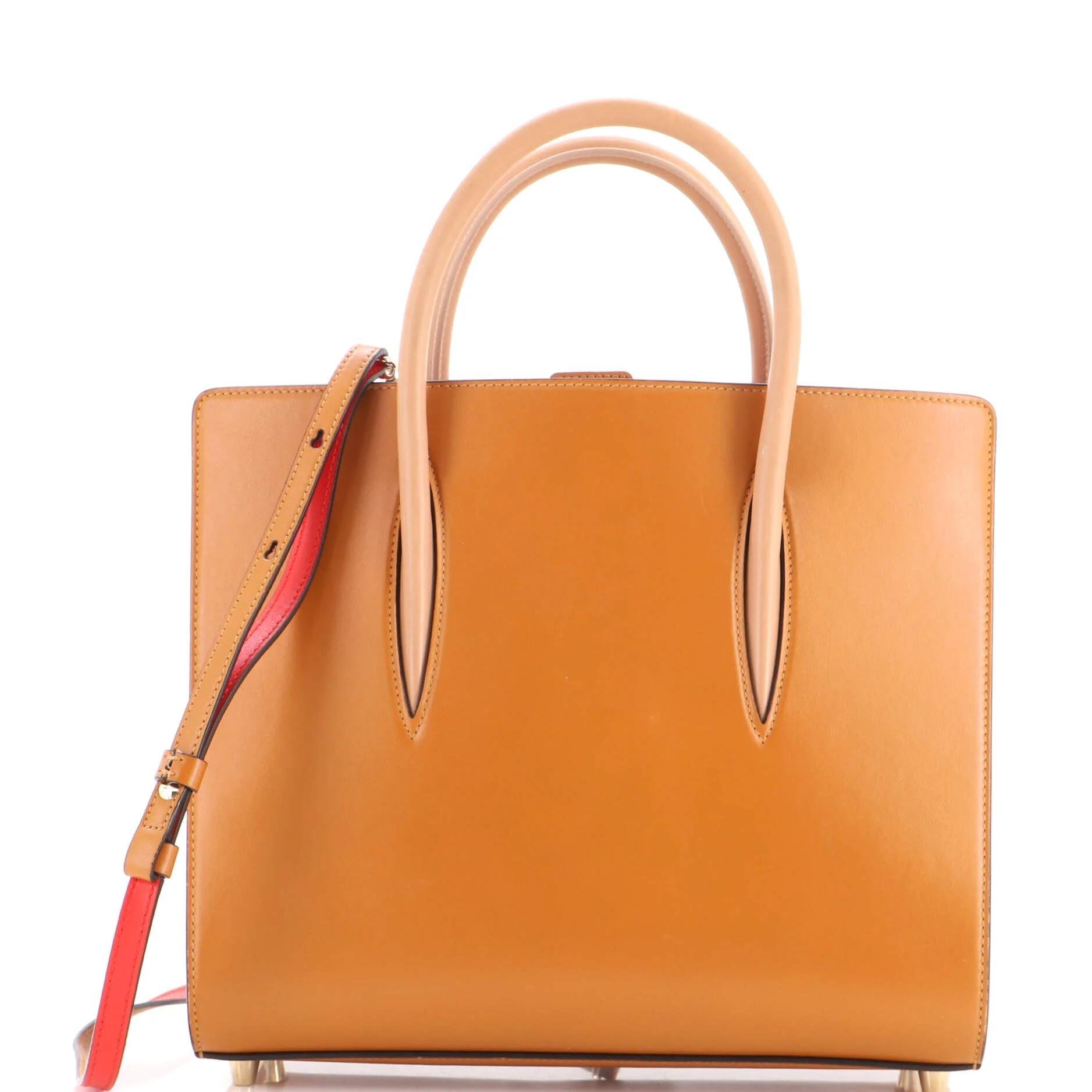 Leather tote