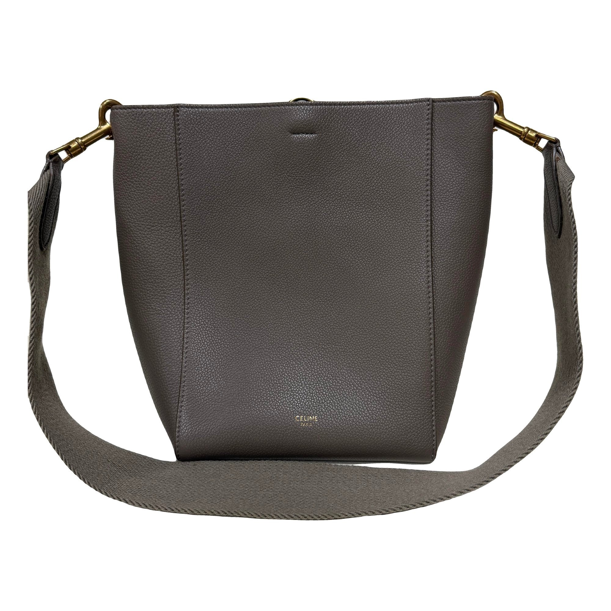 Seau Sangle leather handbag