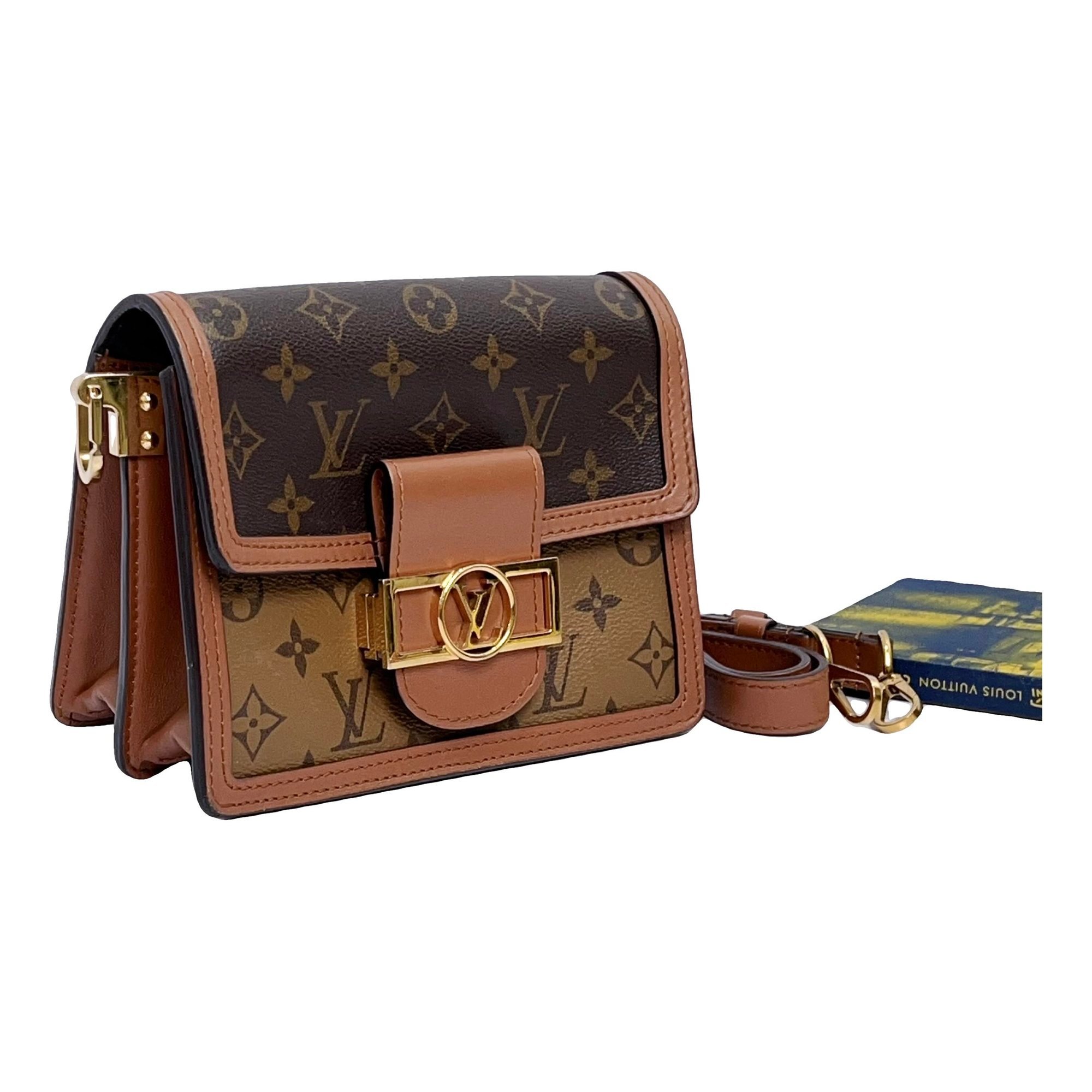Dauphine leather handbag