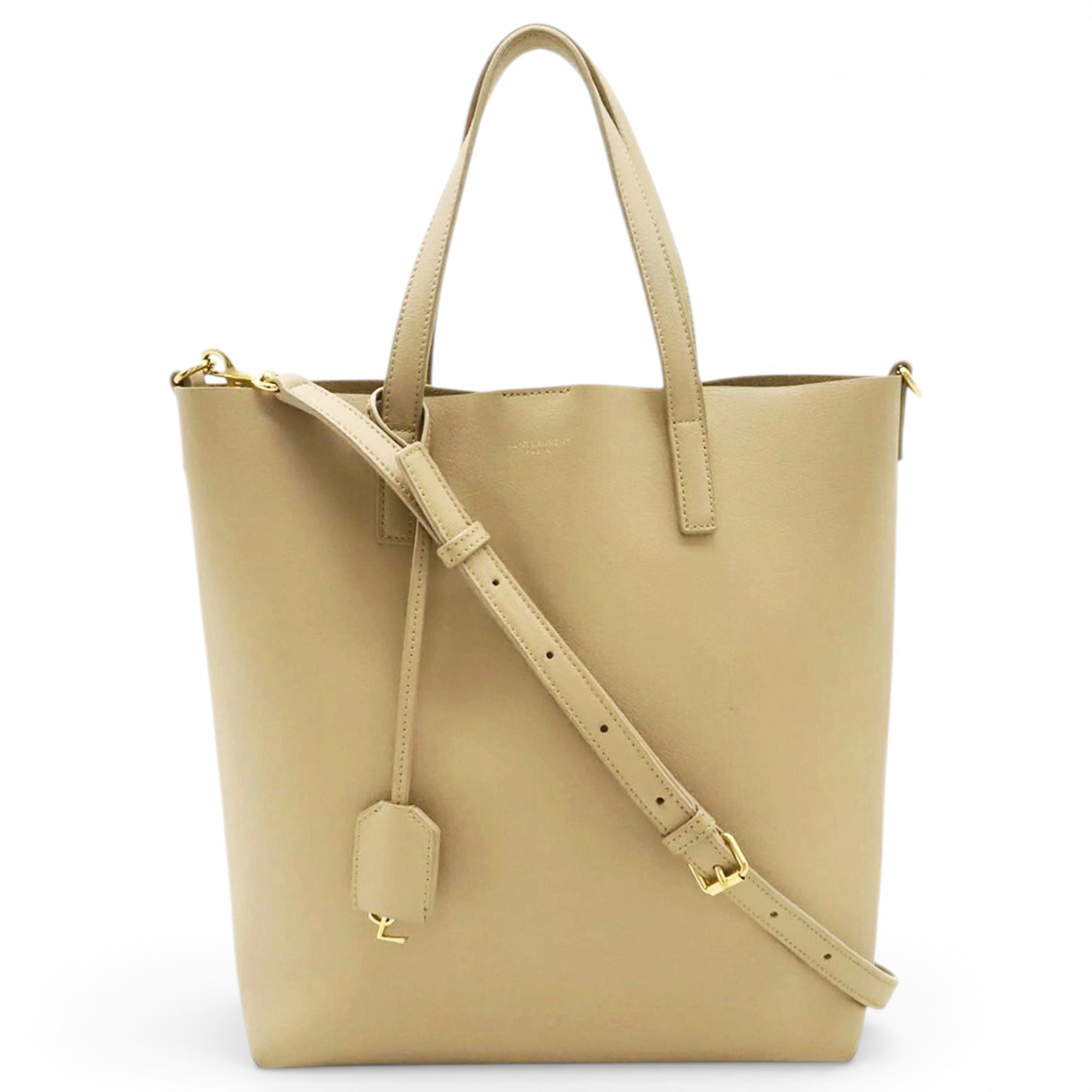 Shopping leather tote