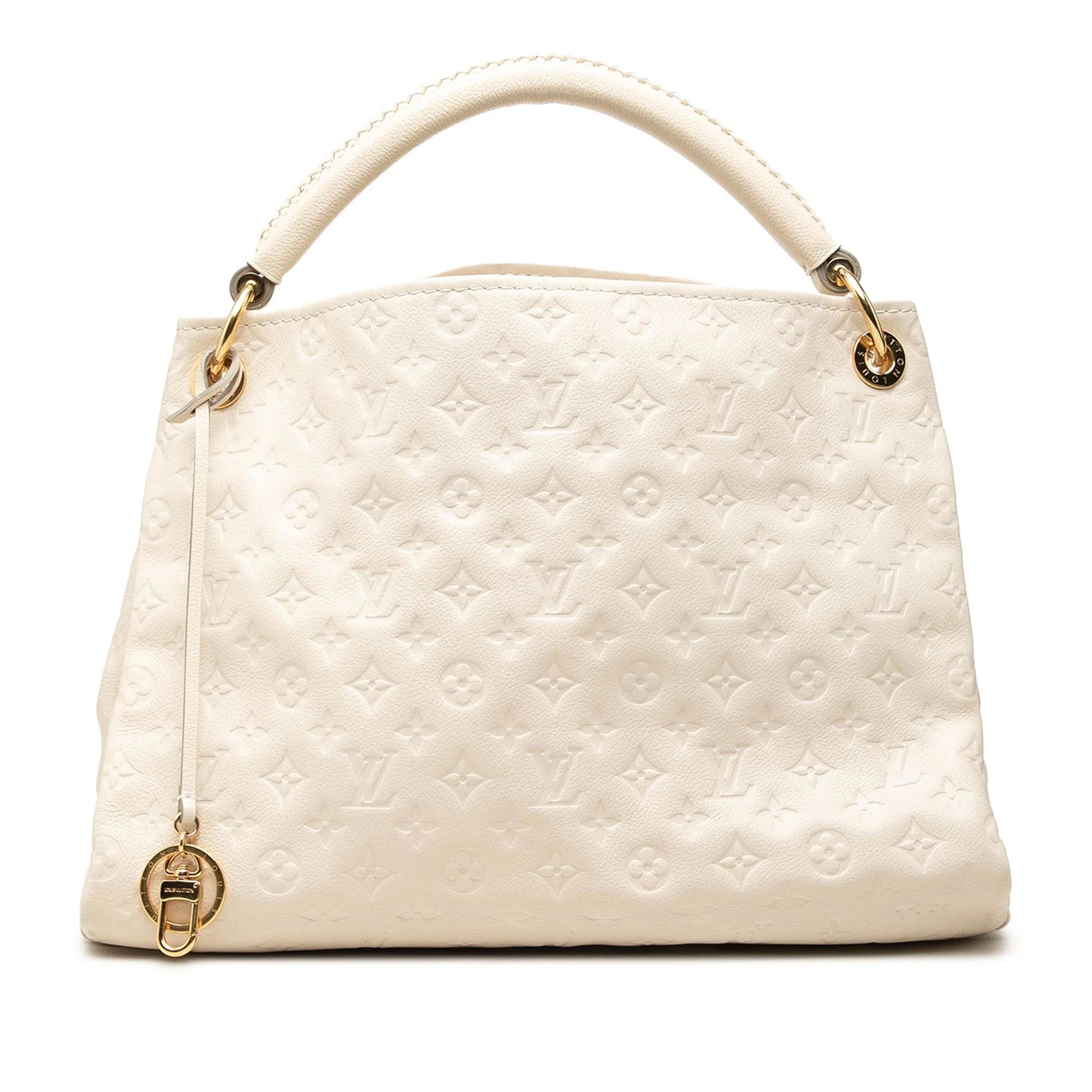 Artsy leather handbag