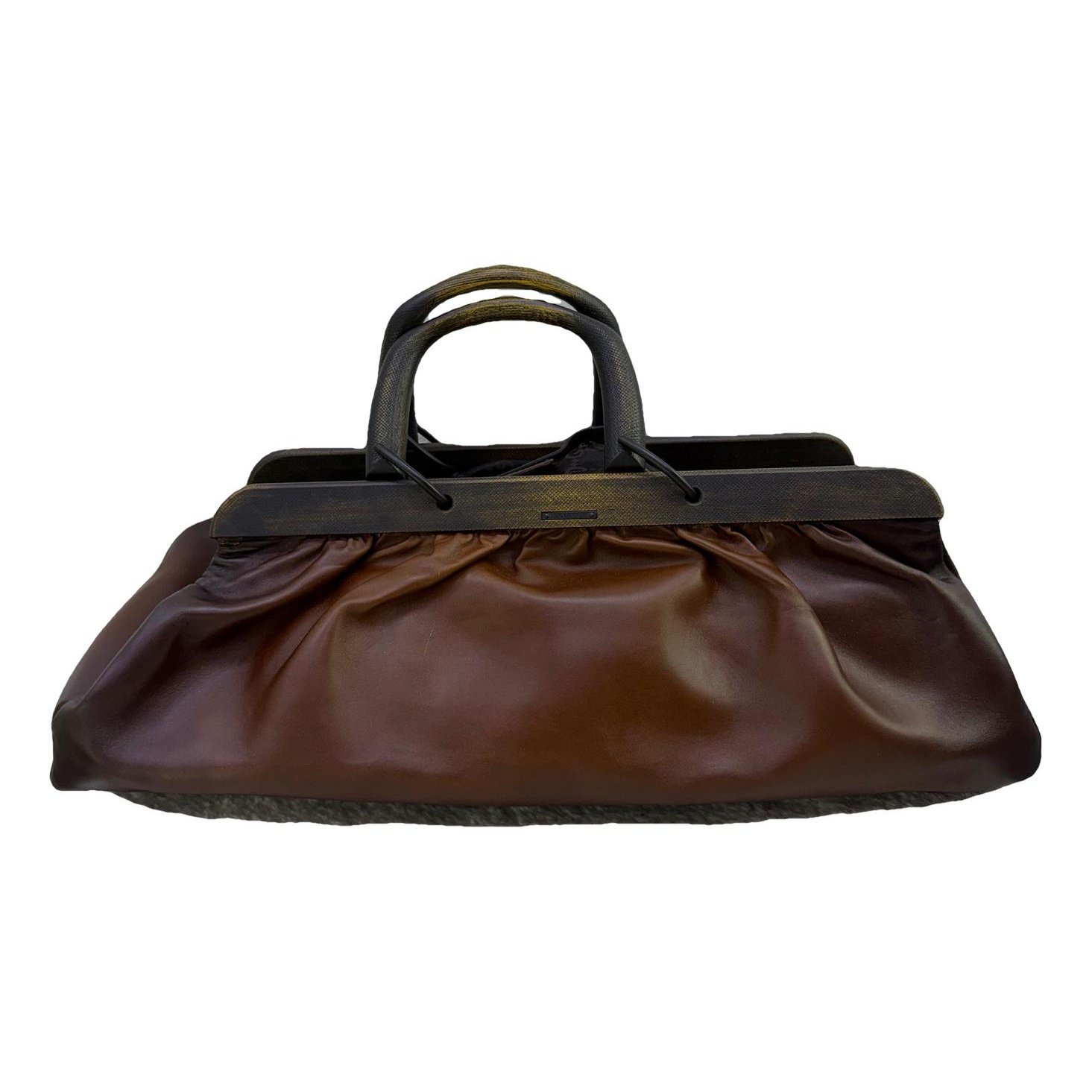 Leather handbag