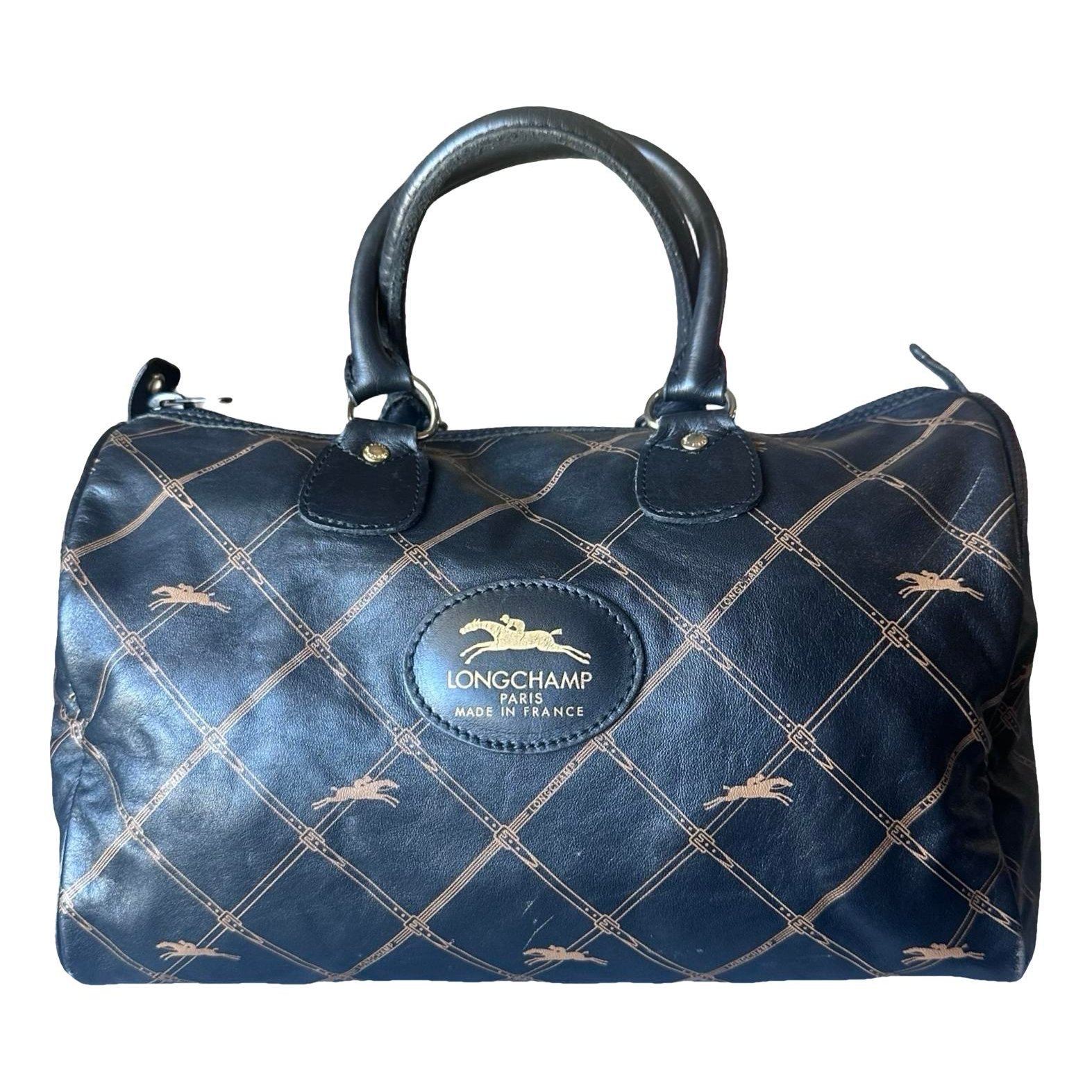 Leather tote