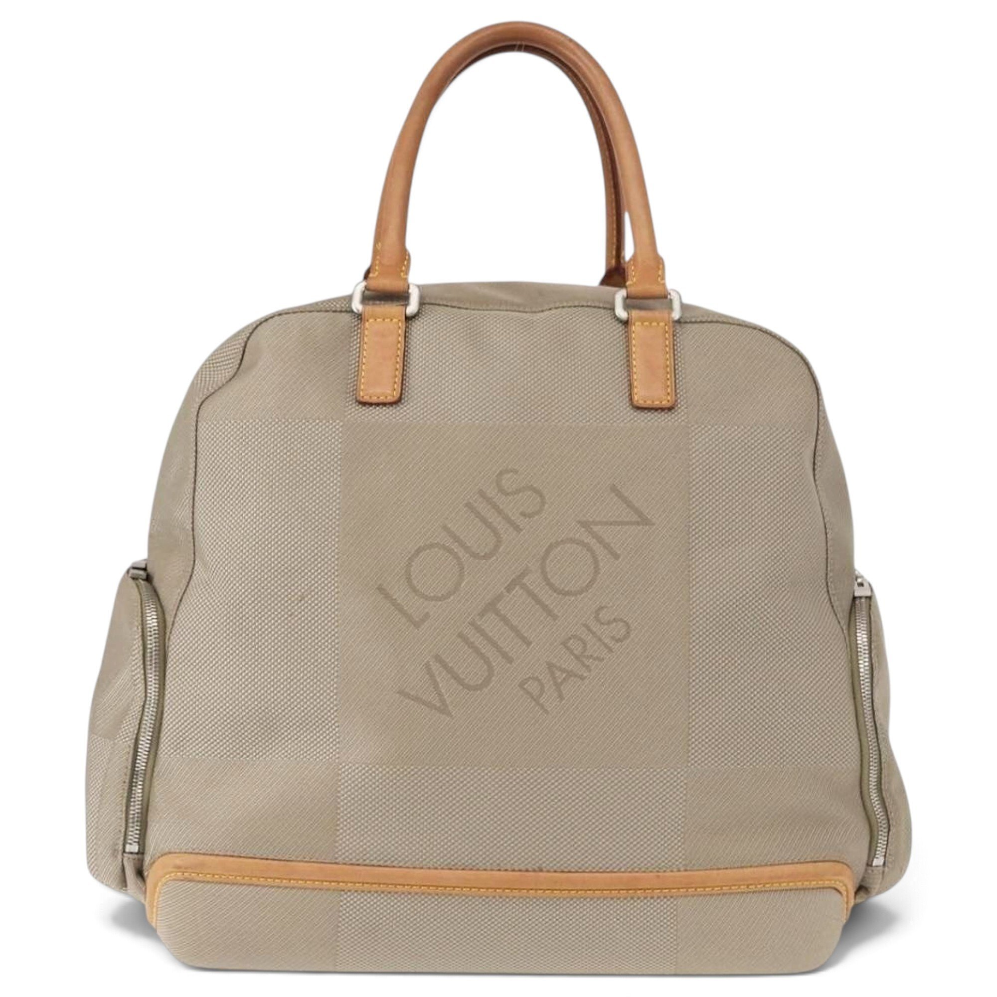 Leather bowling bag
