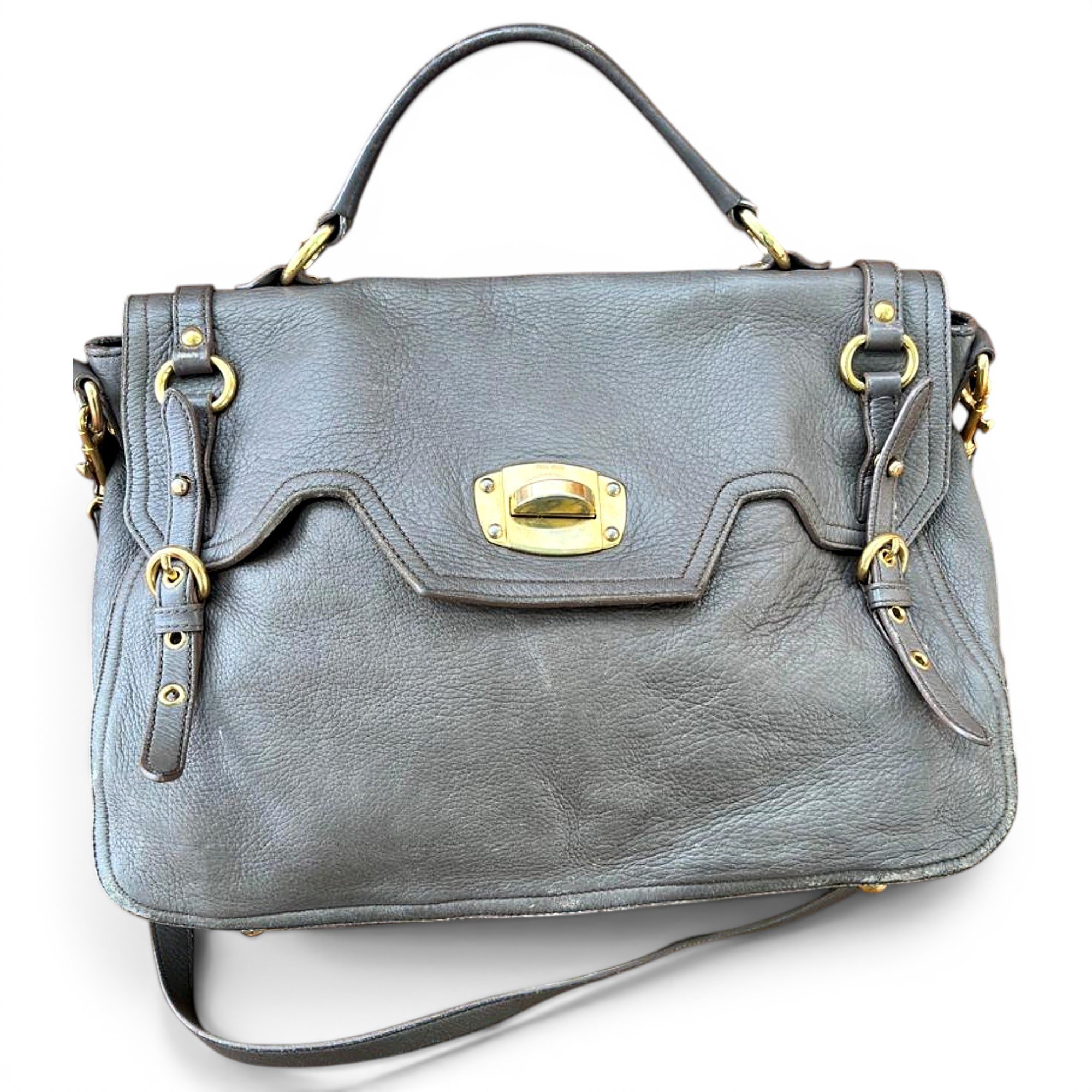 Vitello leather tote