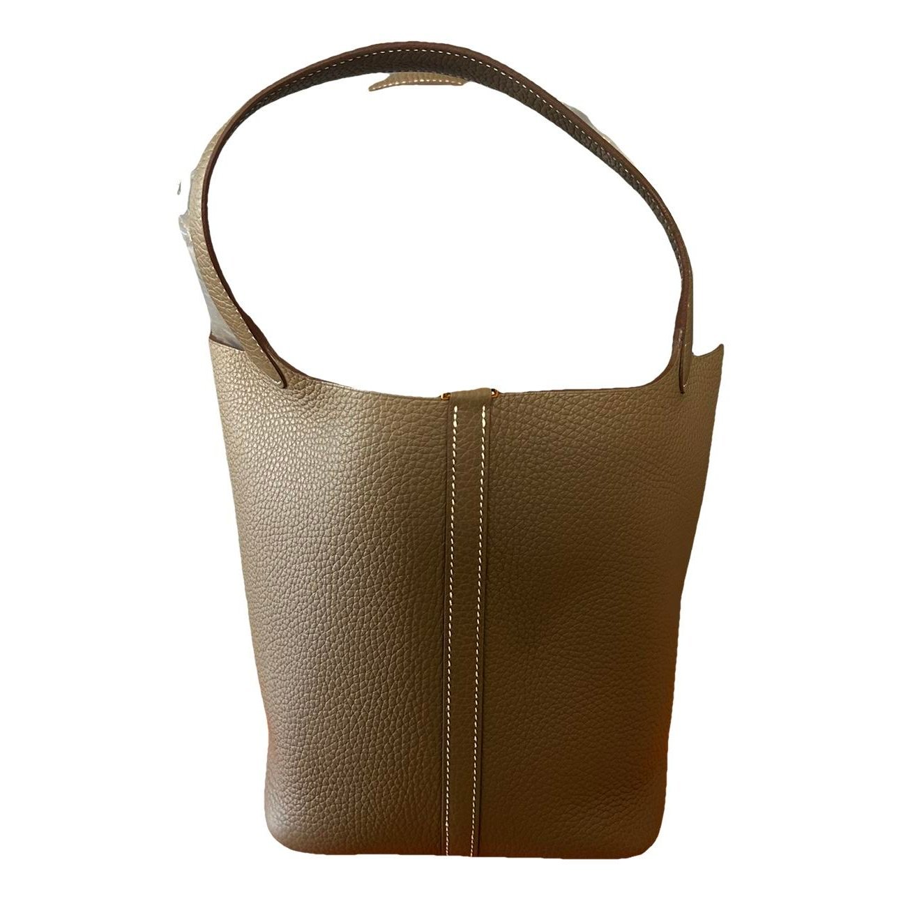 Picotin leather tote