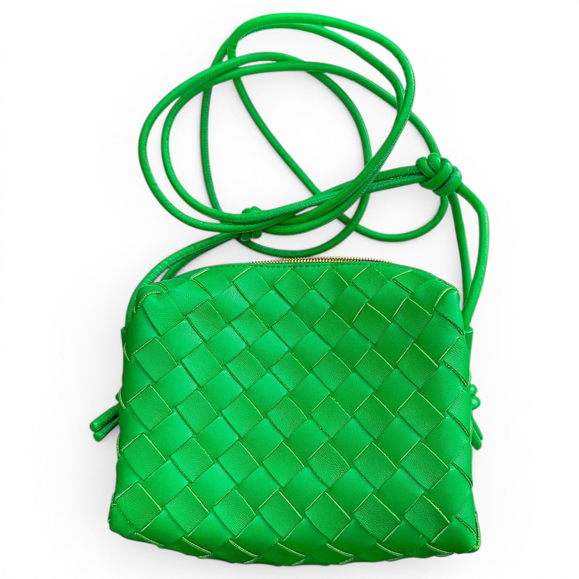 Loop leather crossbody bag