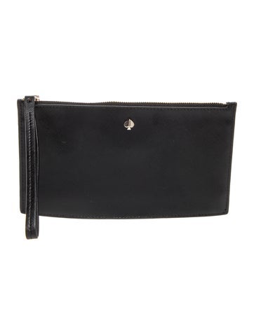 Saffiano Leather Clutch