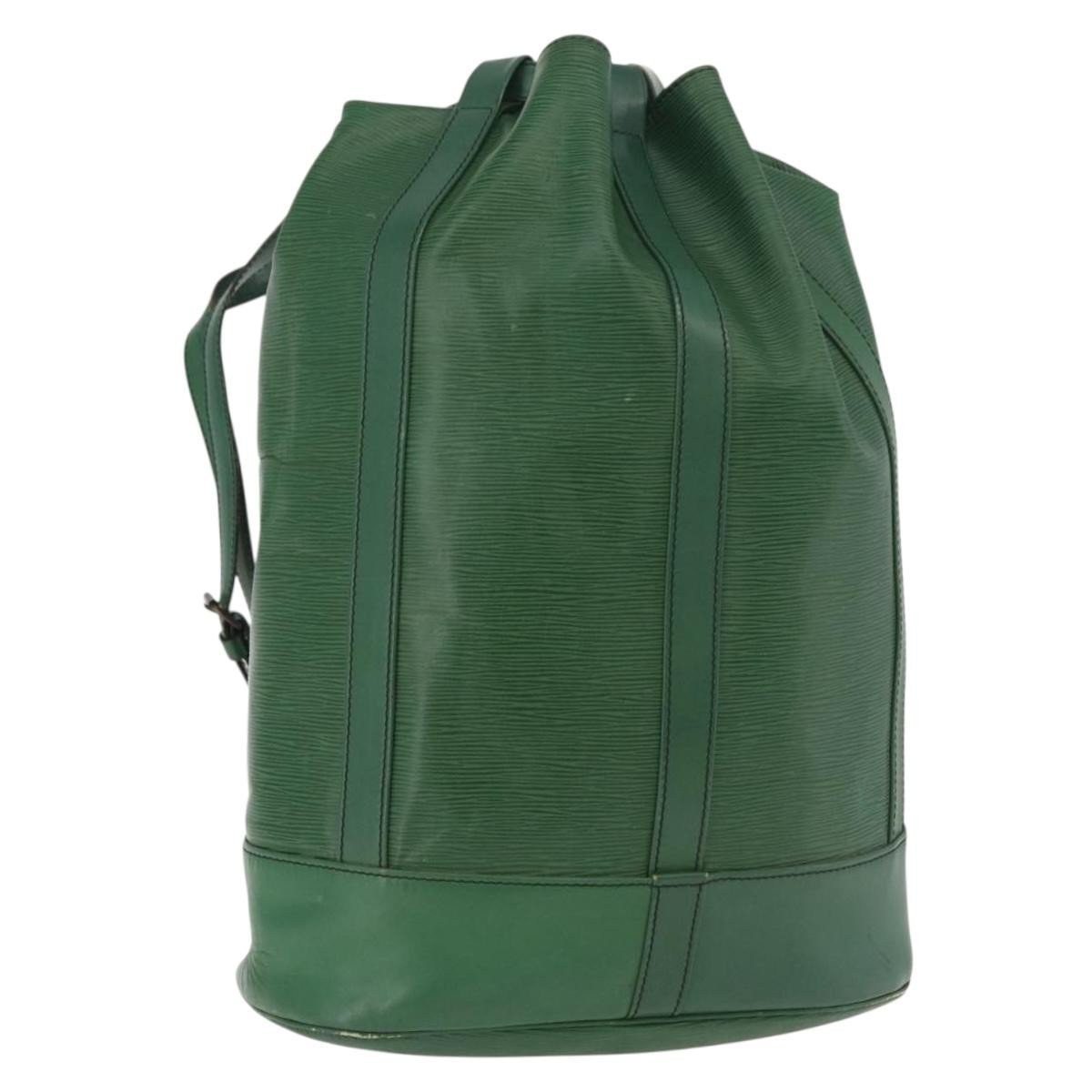 Randonnée leather backpack