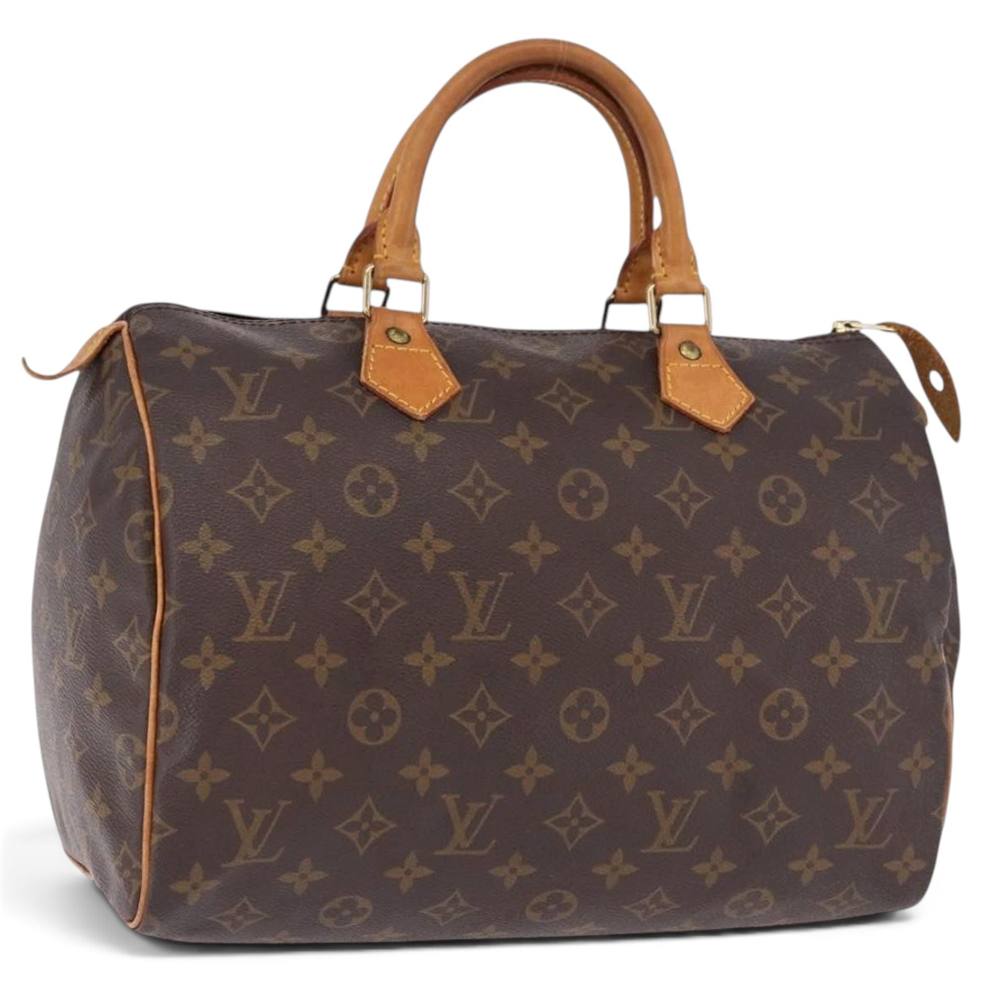 Speedy leather bowling bag