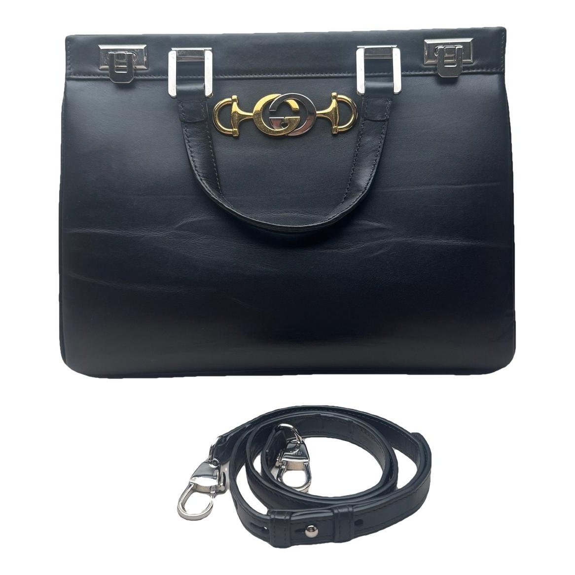 Zumi leather handbag