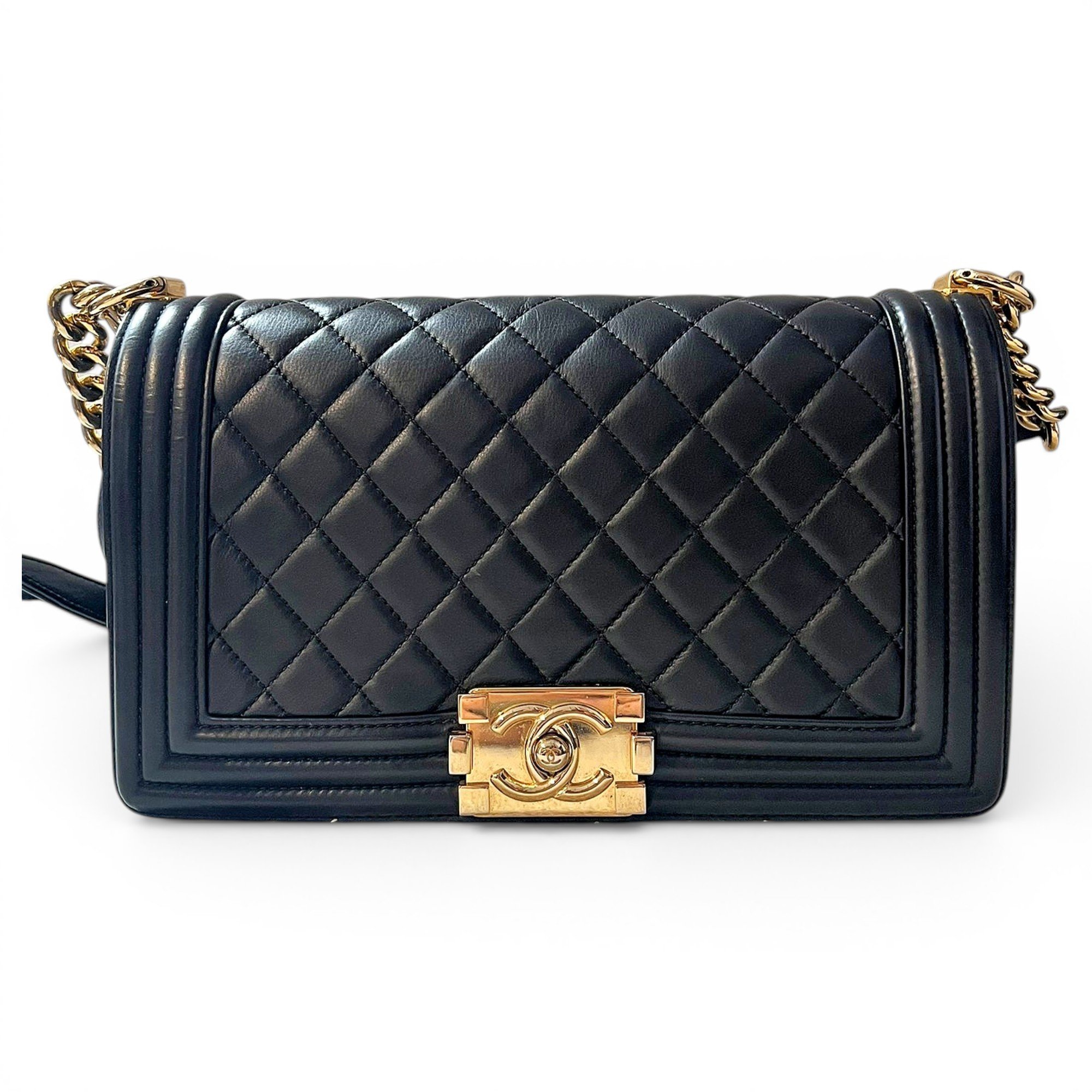 Boy leather crossbody bag