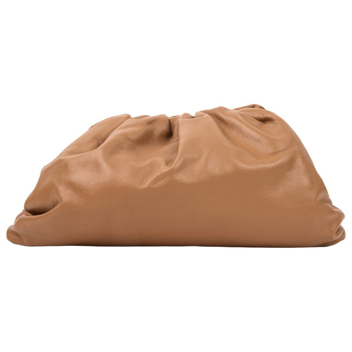 Pouch leather clutch bag