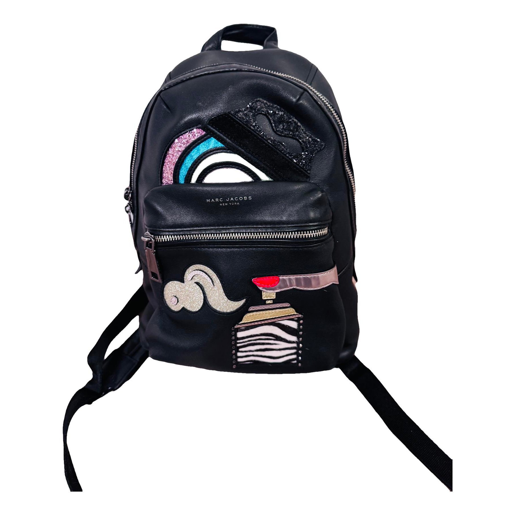 Leather backpack