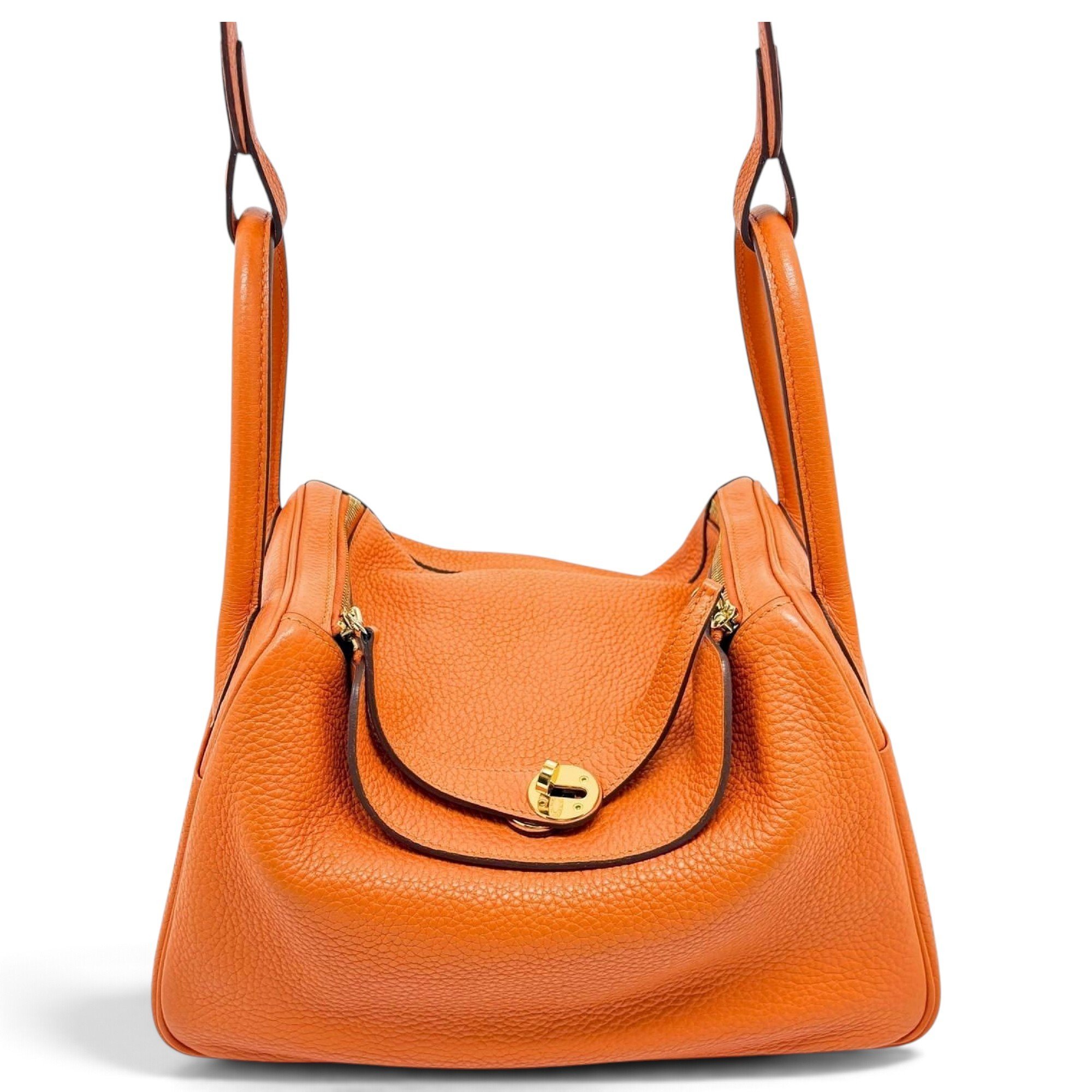 Lindy leather handbag