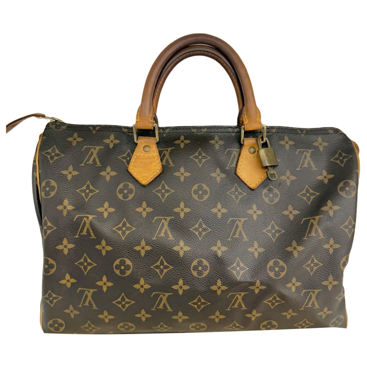 Speedy leather handbag