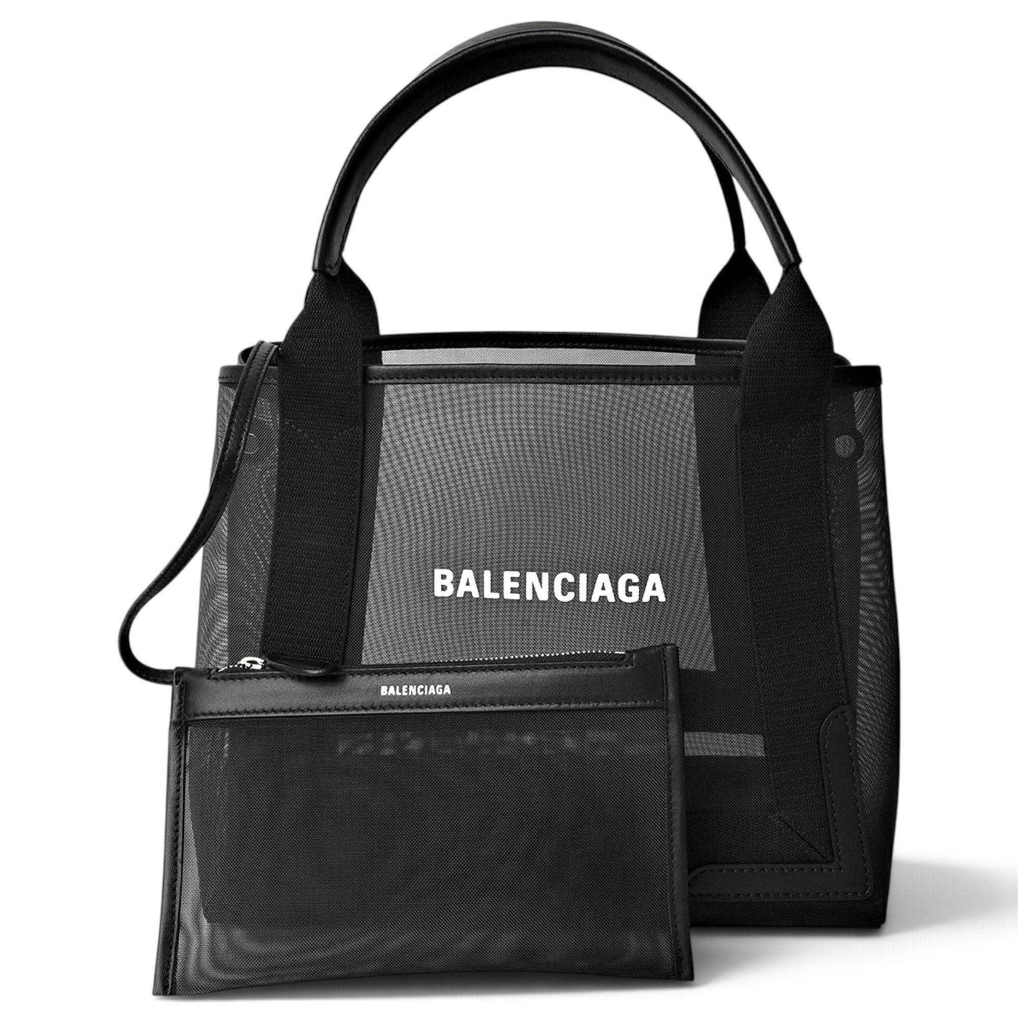 Navy cabas tote