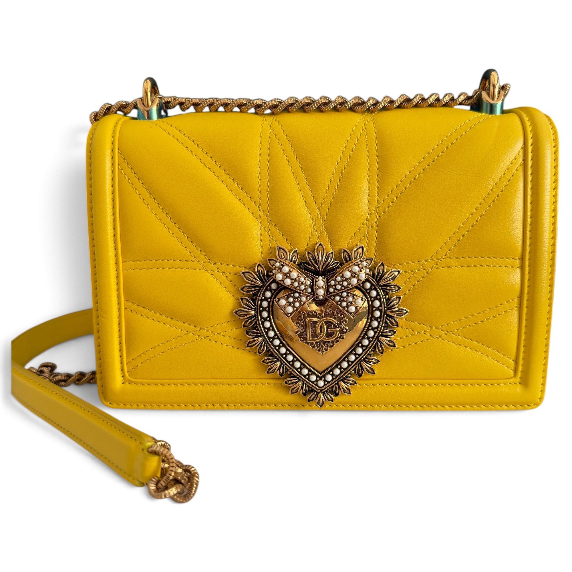 Dolce & Gabbana Devotion leather handbag