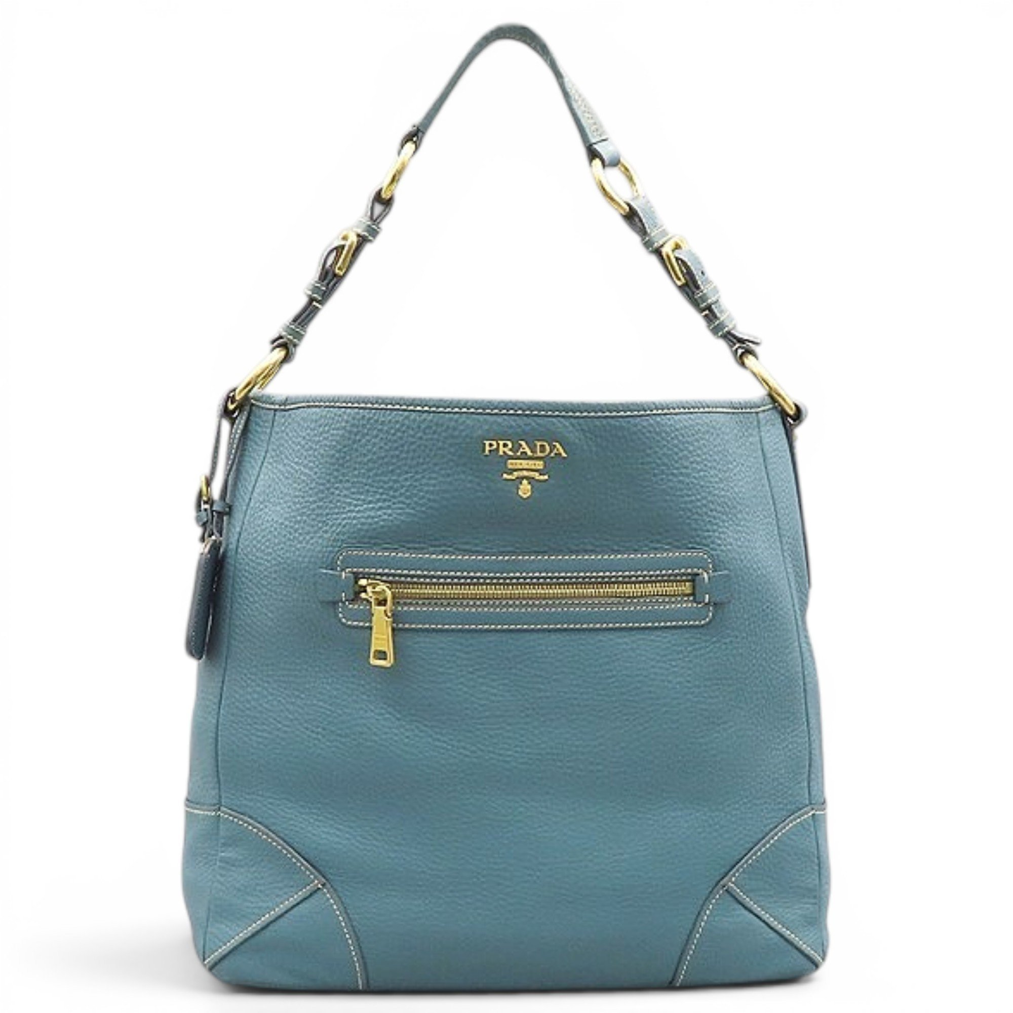 Bowling leather handbag